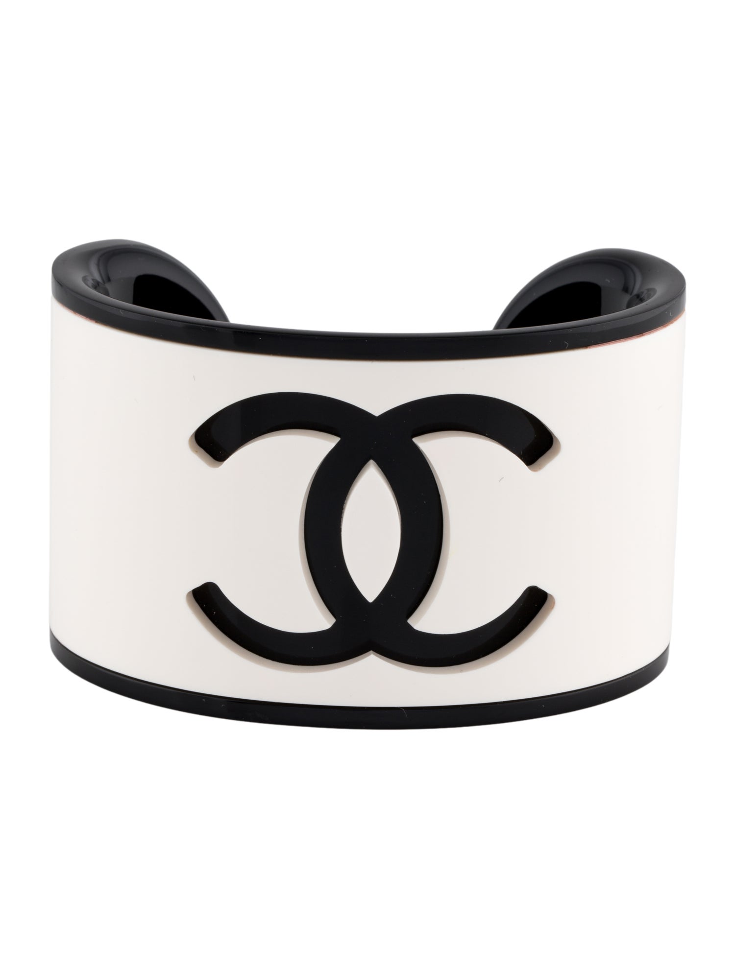 Chanel 2023 Resin CC Cuff Bracelet