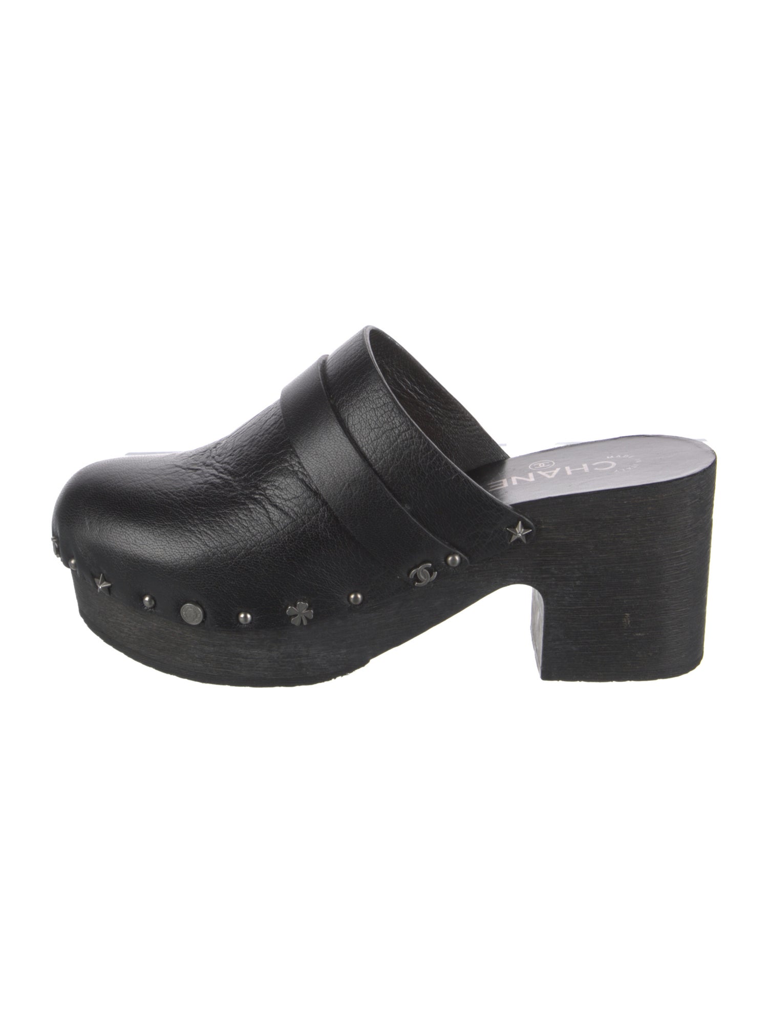 Chanel 2015 Interlocking CC Logo Mules