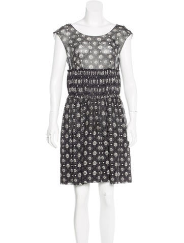 Chanel Silk Floral Dress