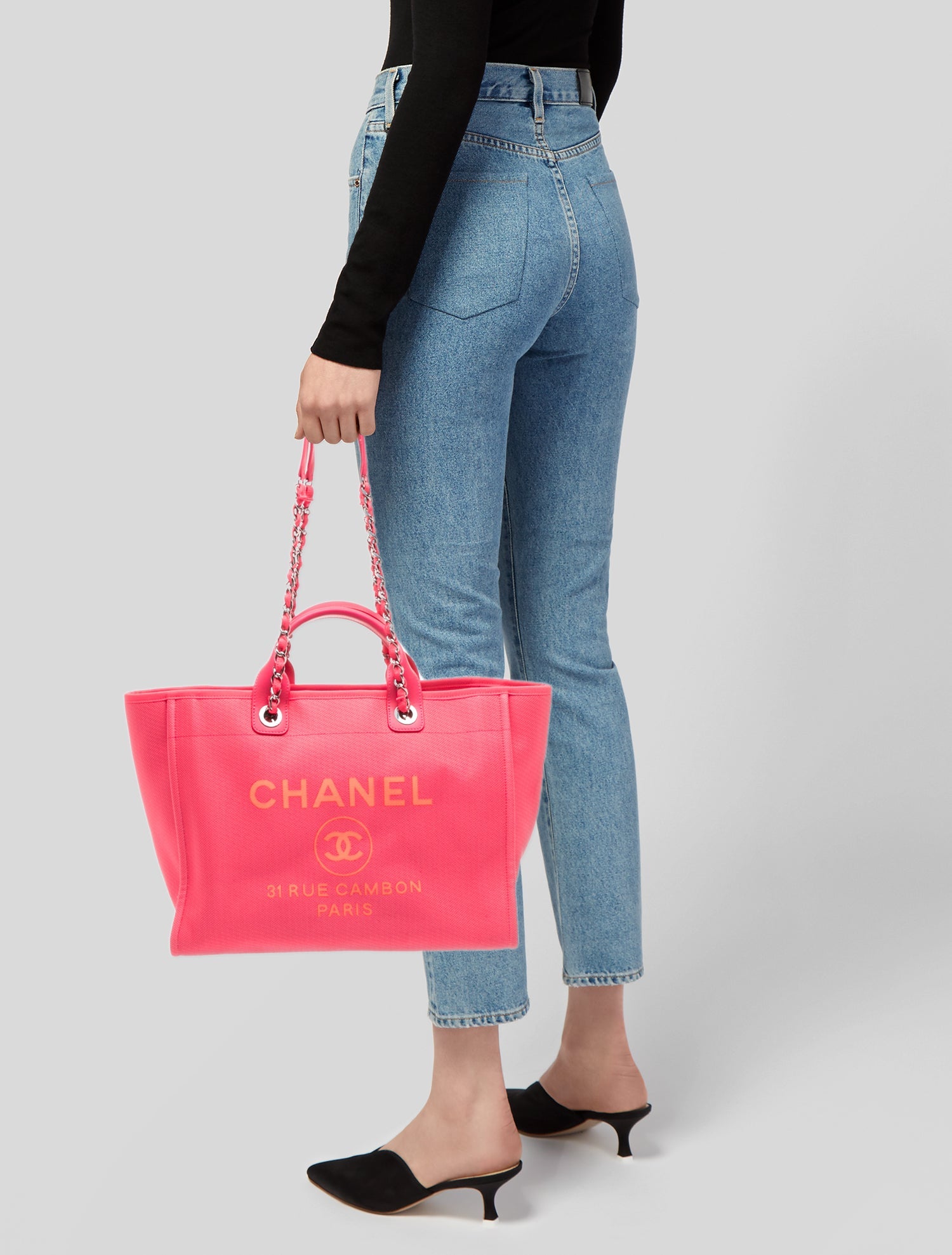 Chanel Medium Deauville Shopping Tote