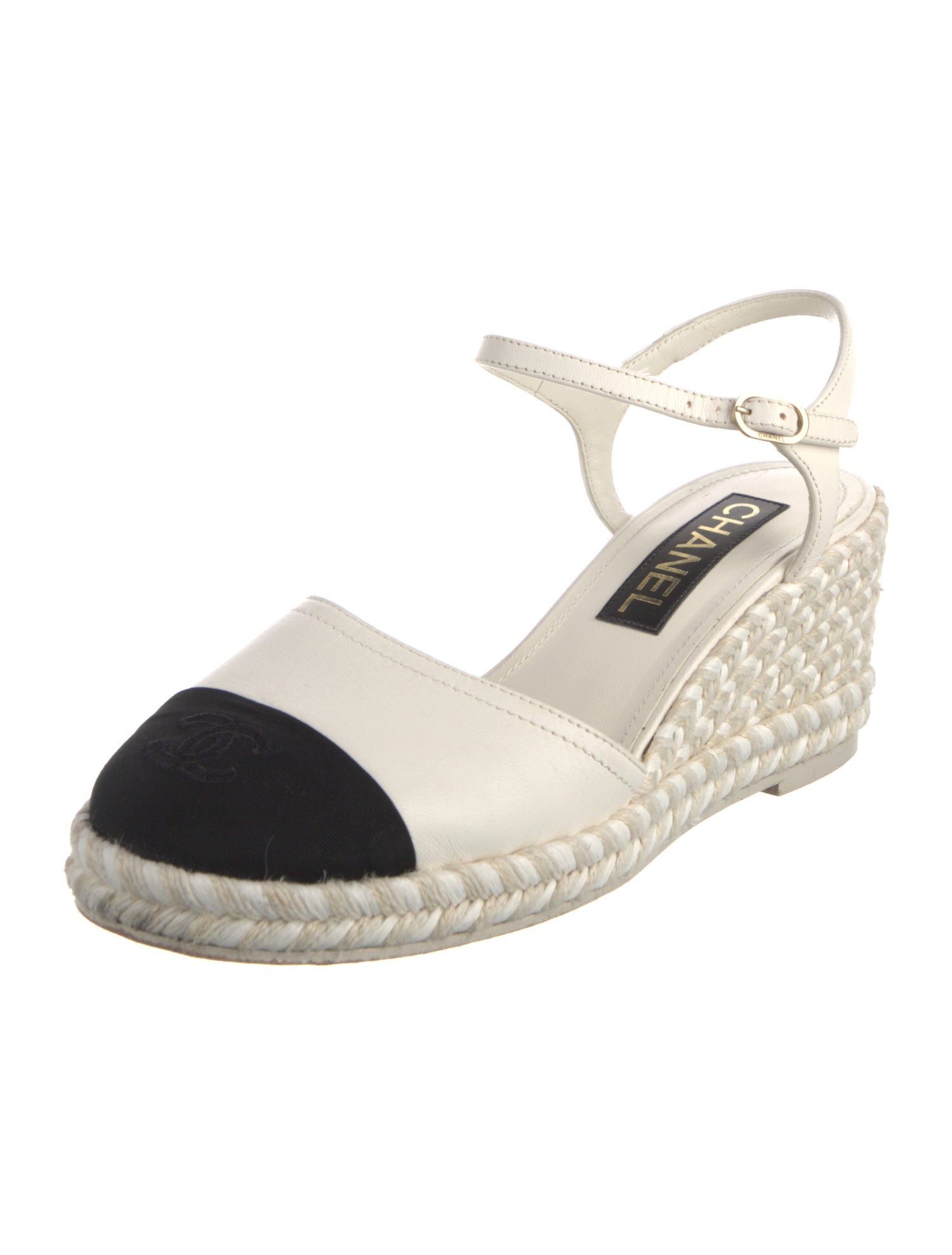 Chanel 2023 Interlocking CC Logo Sandals