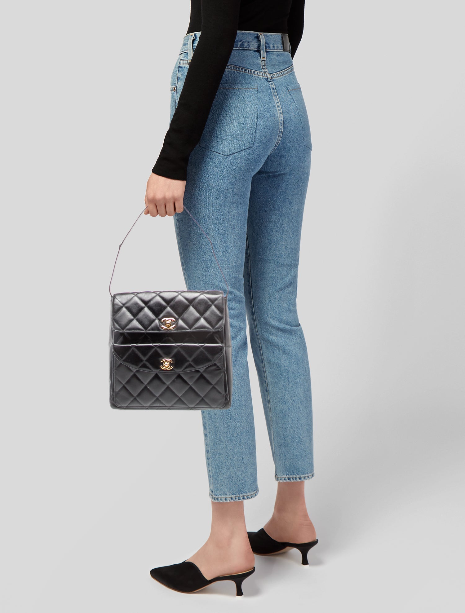 Chanel Quilted Double Pocket Bag