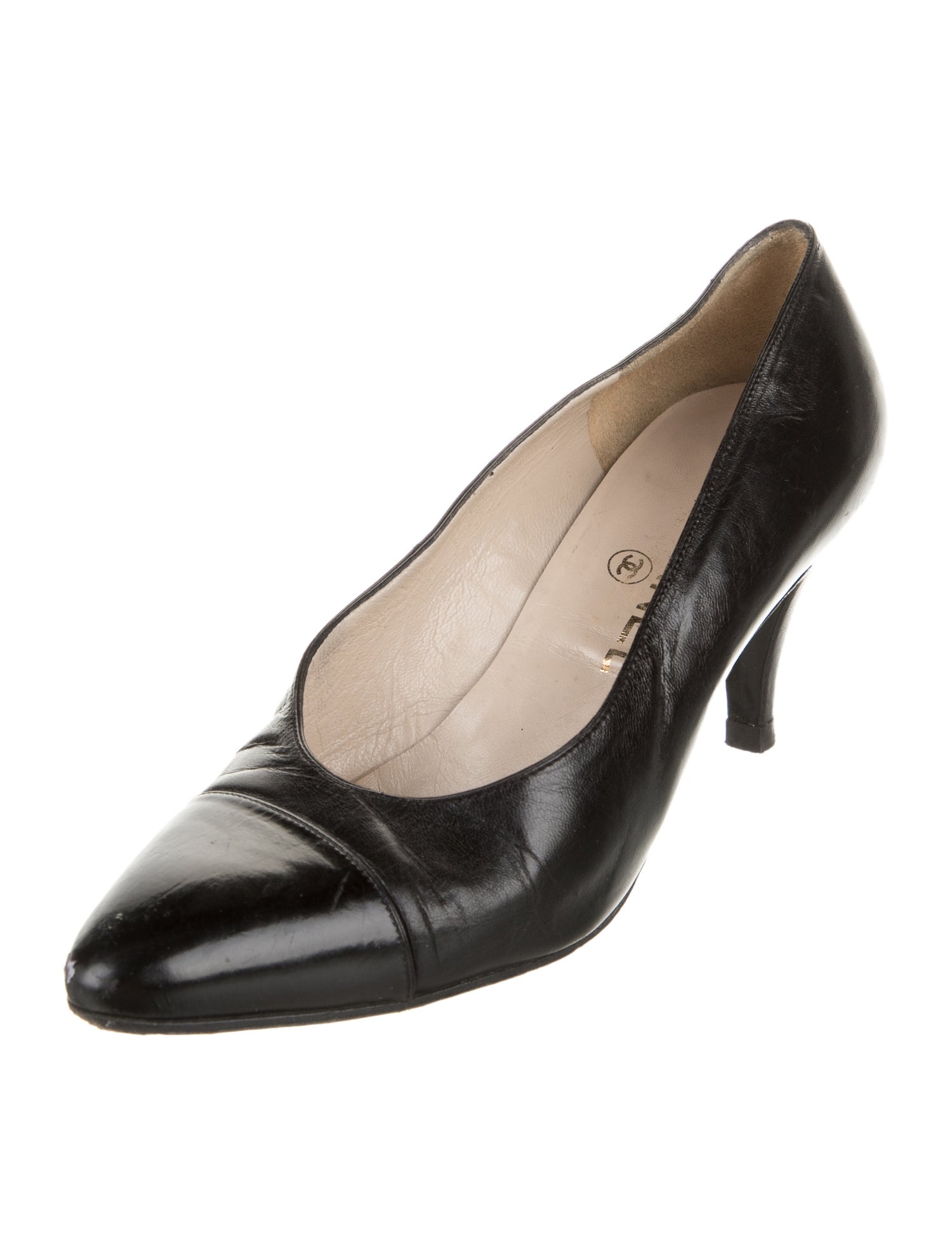 Chanel Vintage Leather Pumps