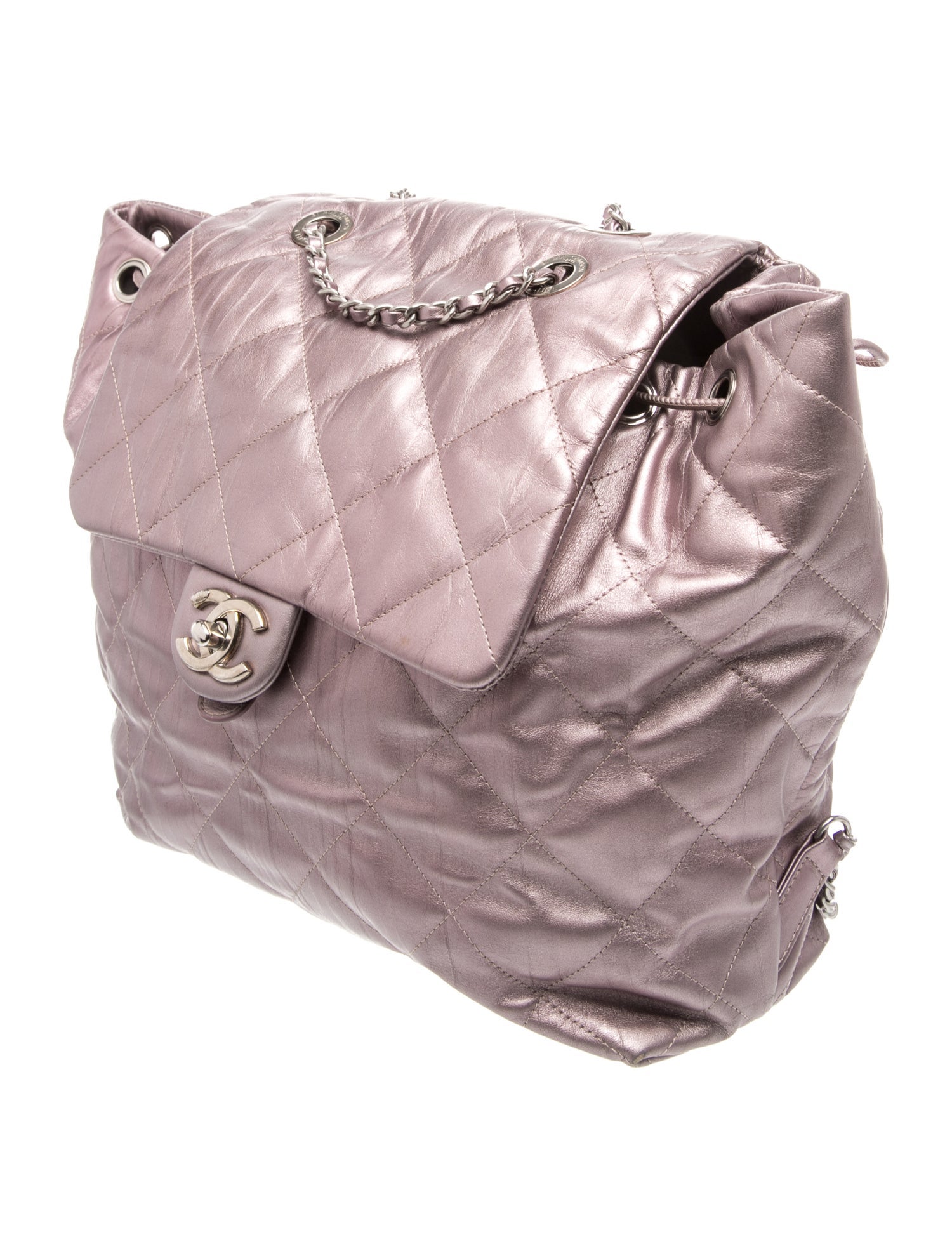 Chanel Metallic Ground Control Backpack