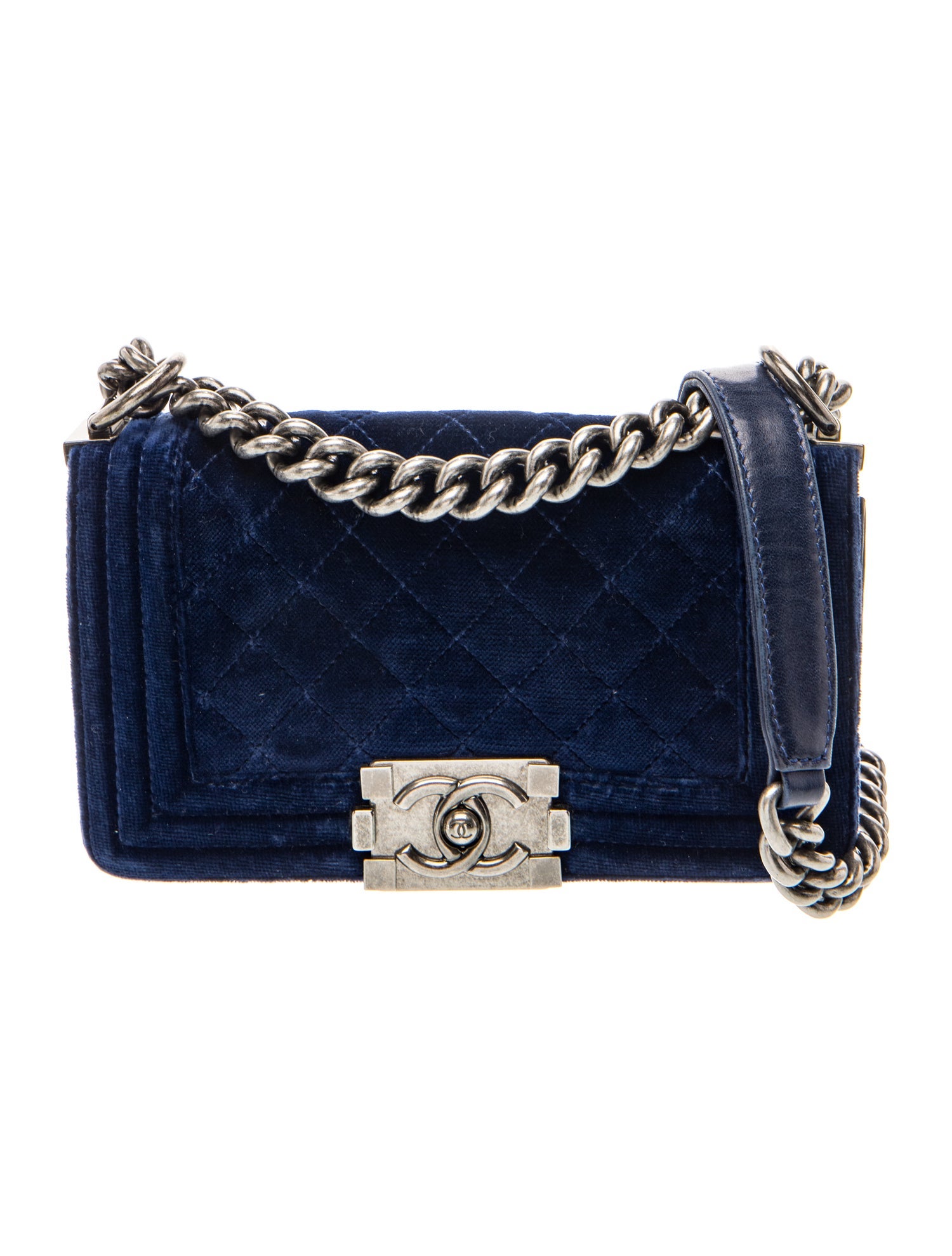 Chanel Small Velvet Boy Bag