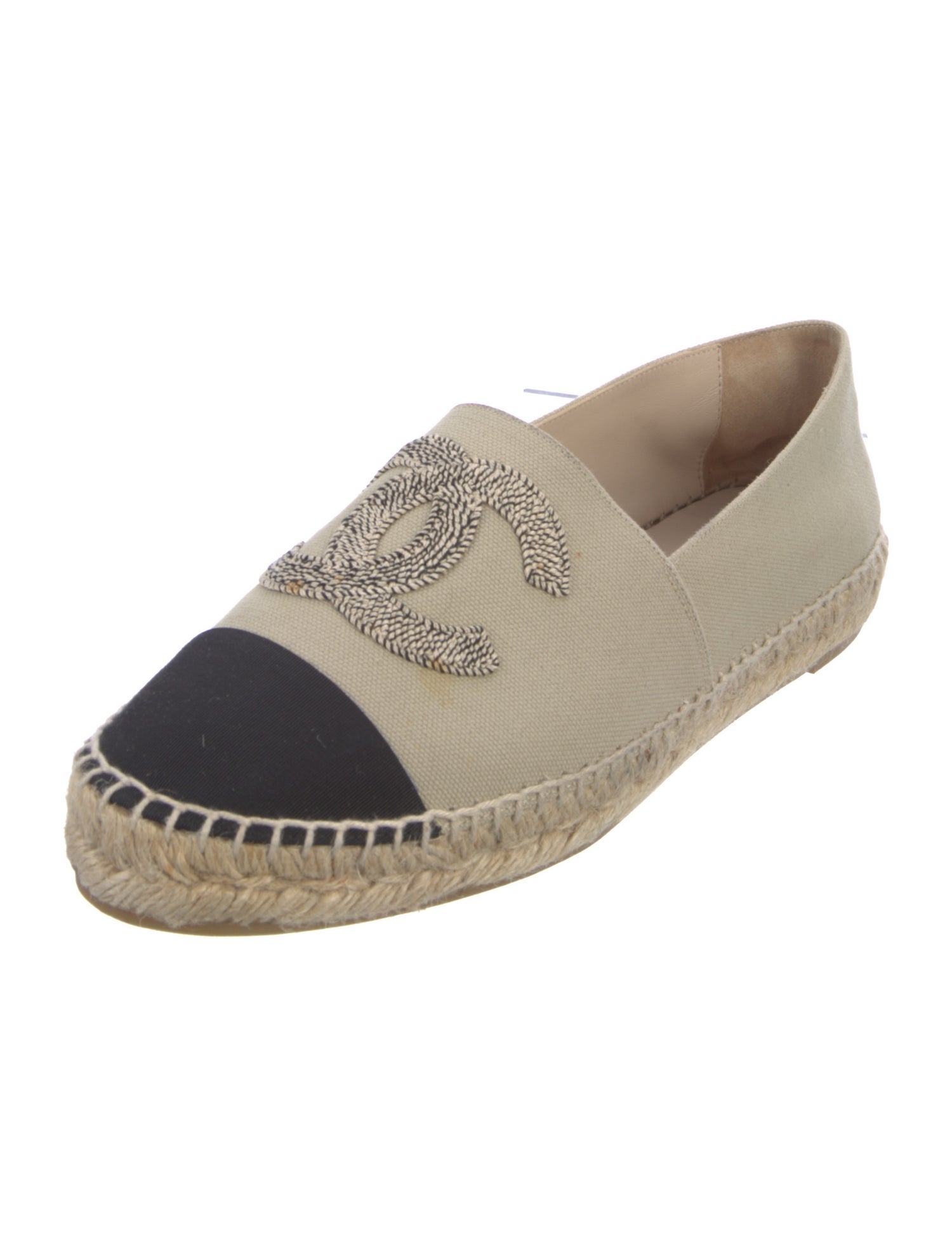 Chanel 2020 Interlocking CC Logo Espadrilles