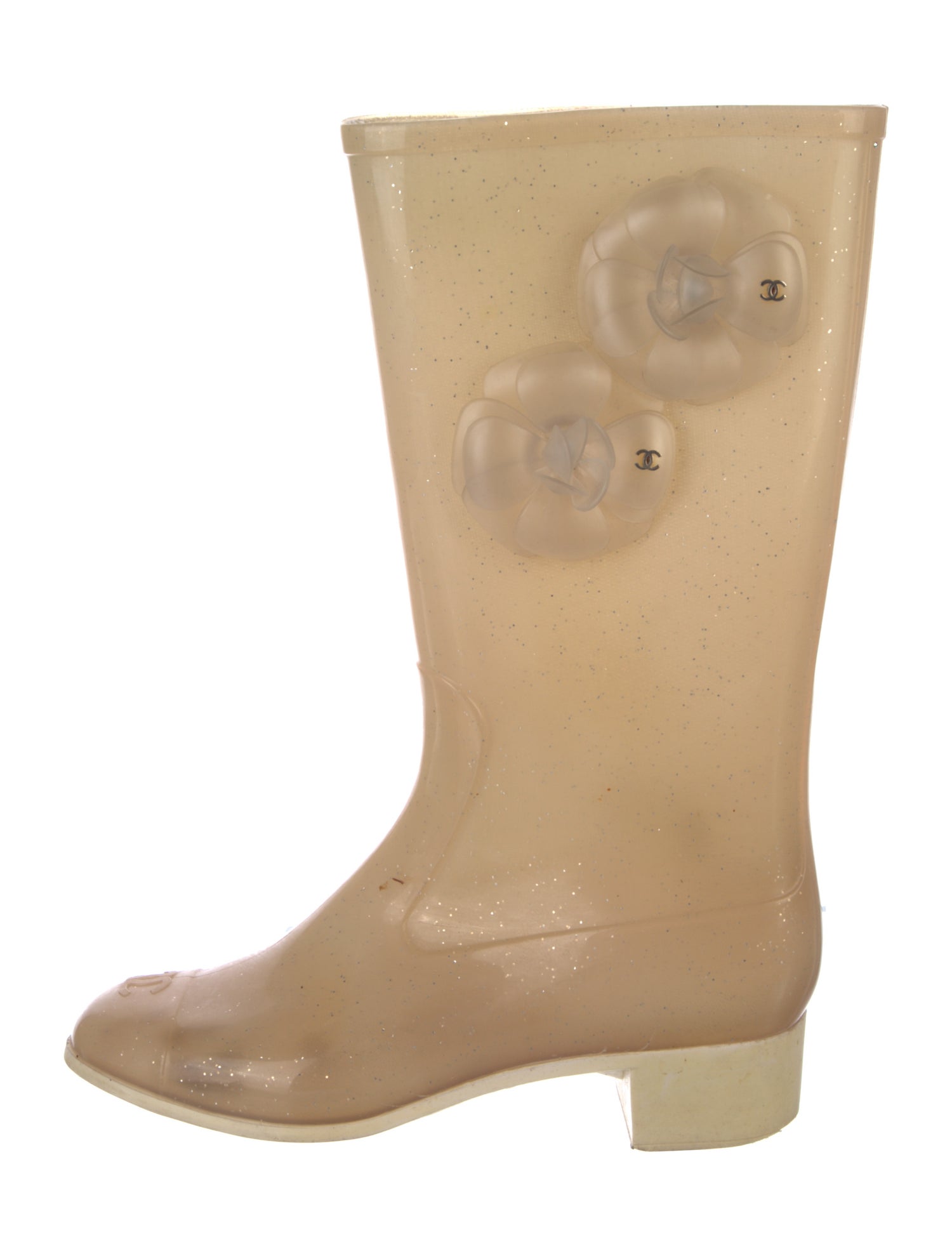 Chanel Vintage 2010 Rain Boots