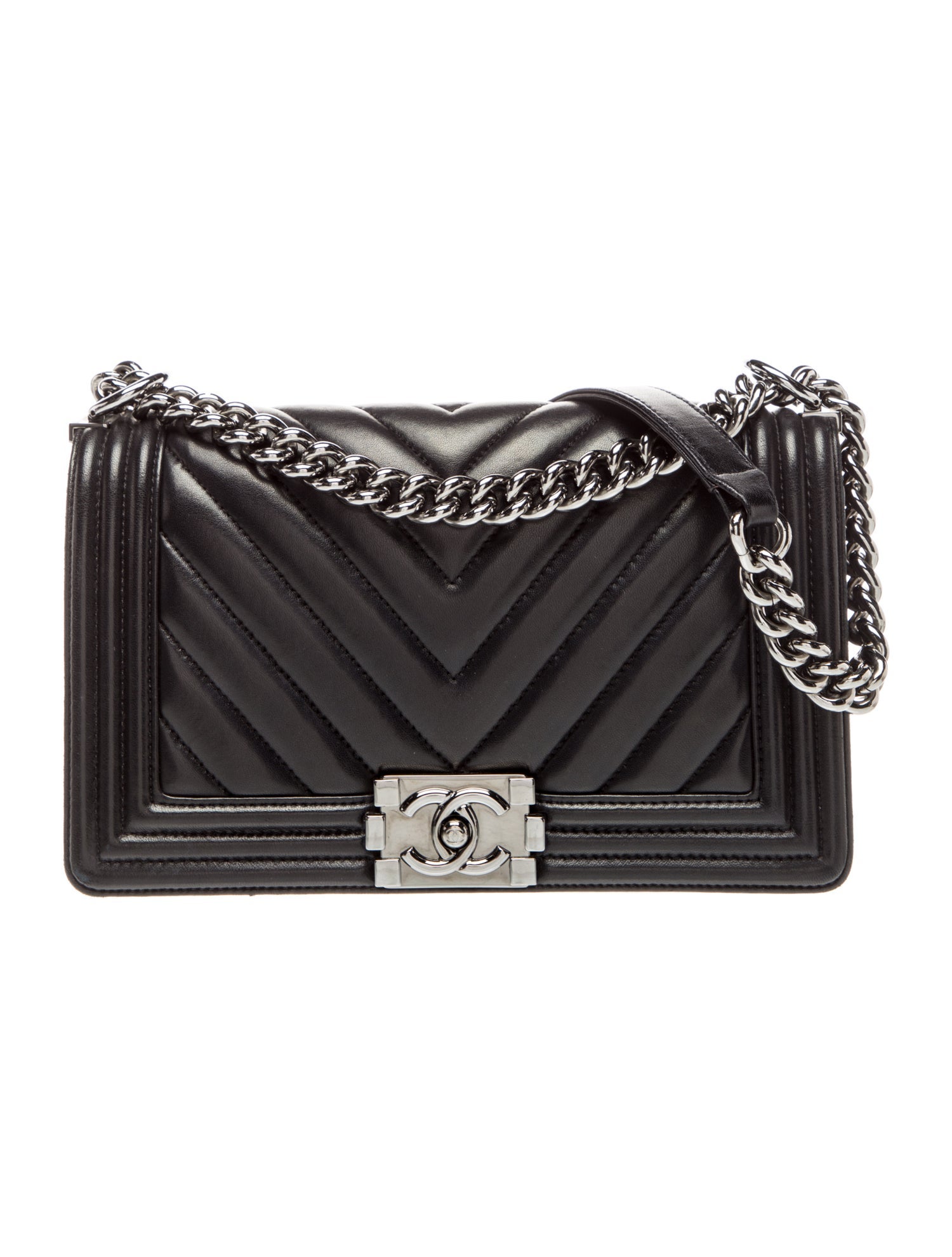 Chanel Medium Chevron Boy Bag