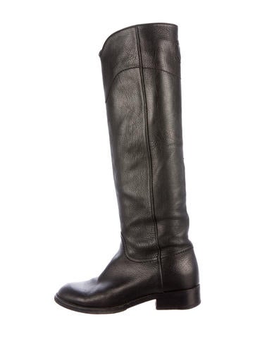 Chanel CC Knee-High Boots