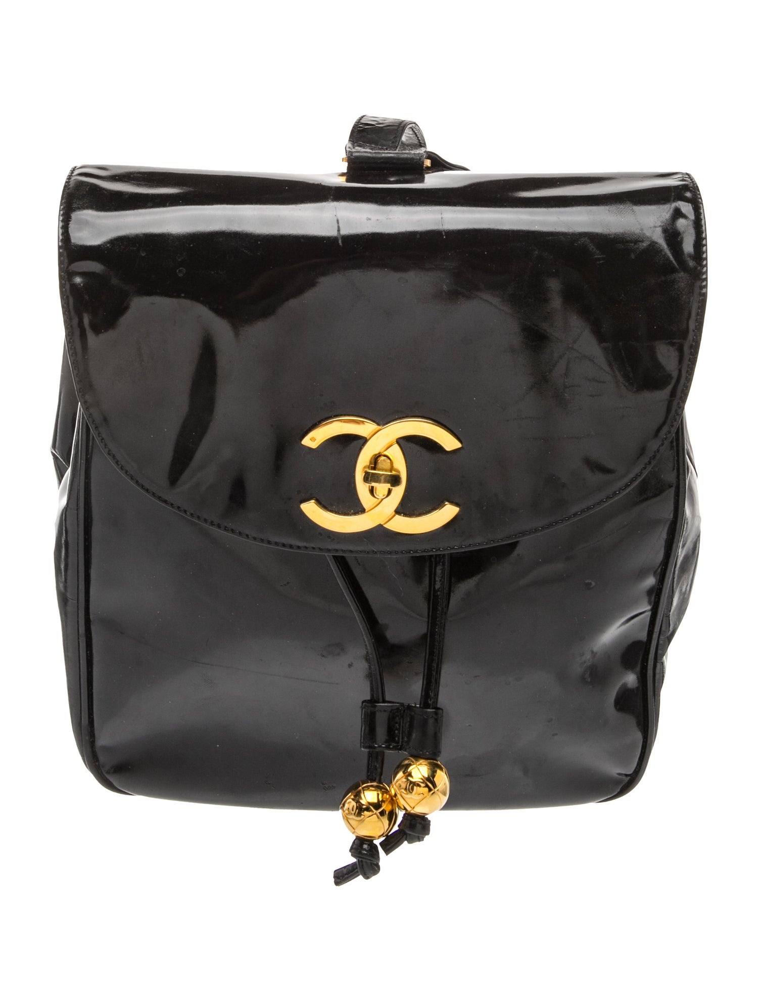 Chanel Jumbo CC Drawstring Backpack