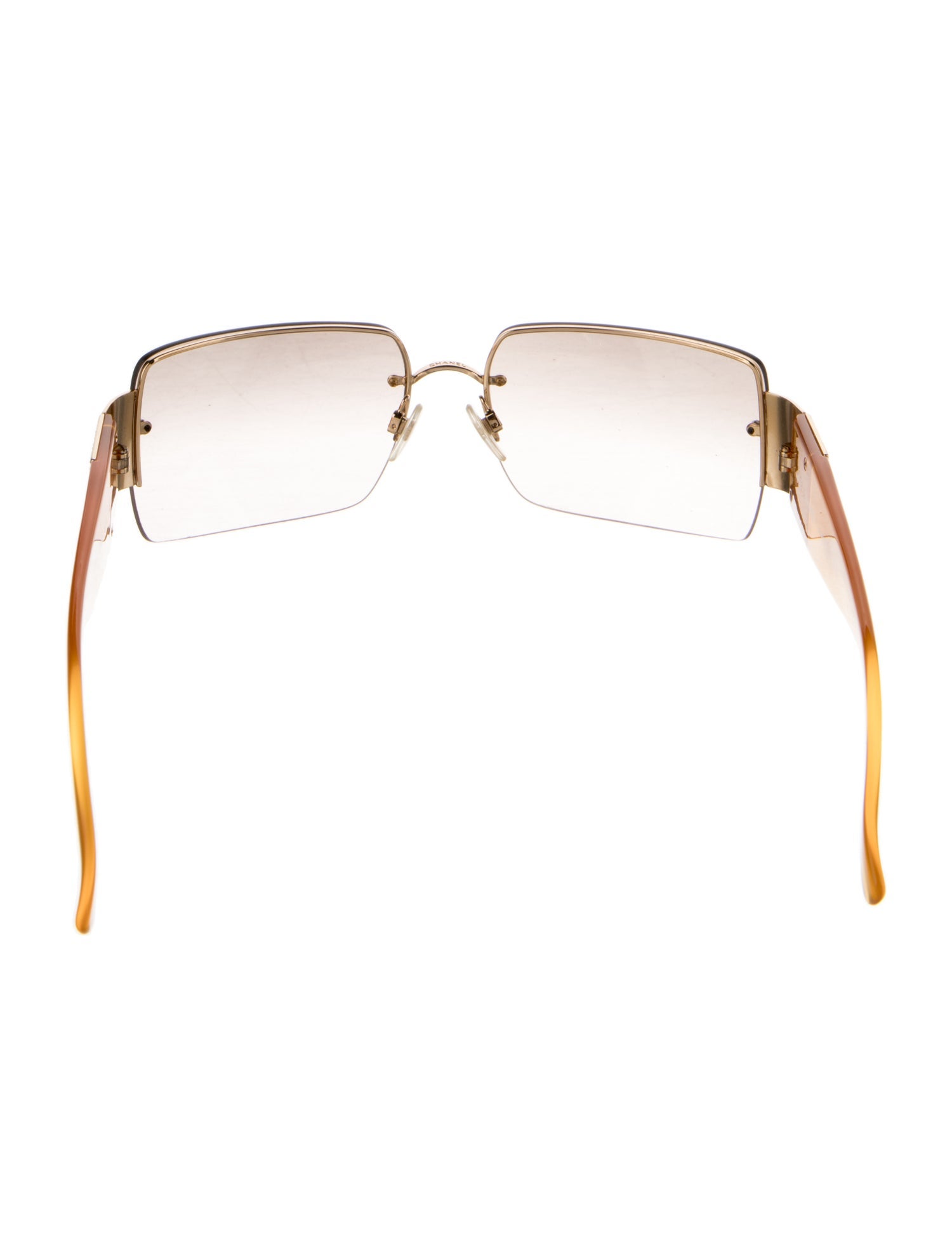 Chanel Interlocking CC Logo Shield Sunglasses