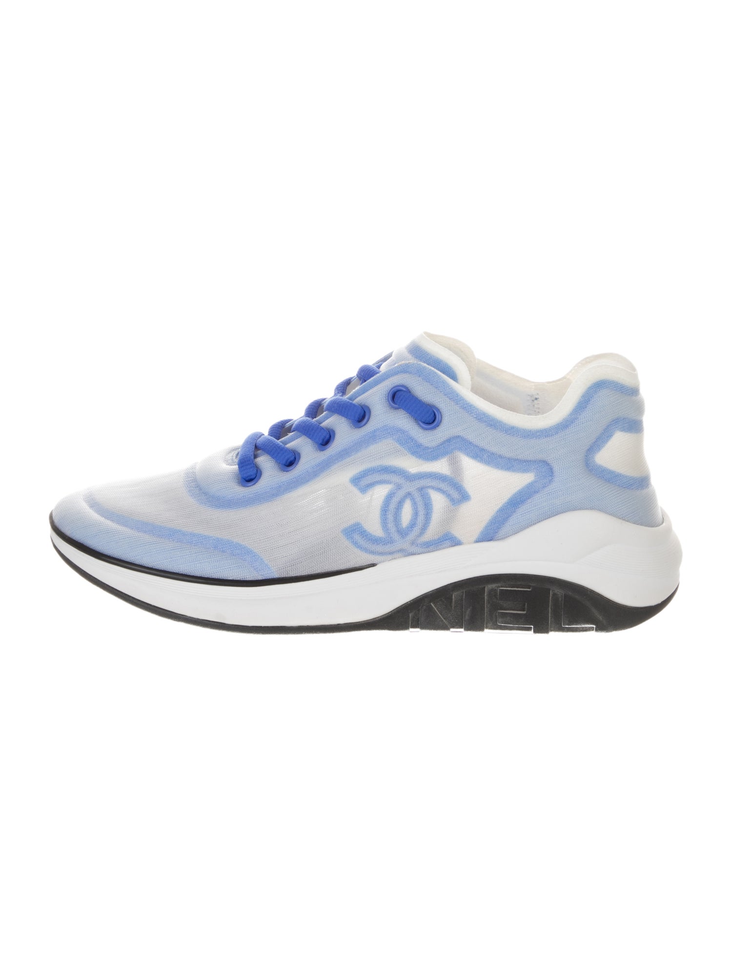 Chanel Interlocking CC Logo Mesh Sneakers