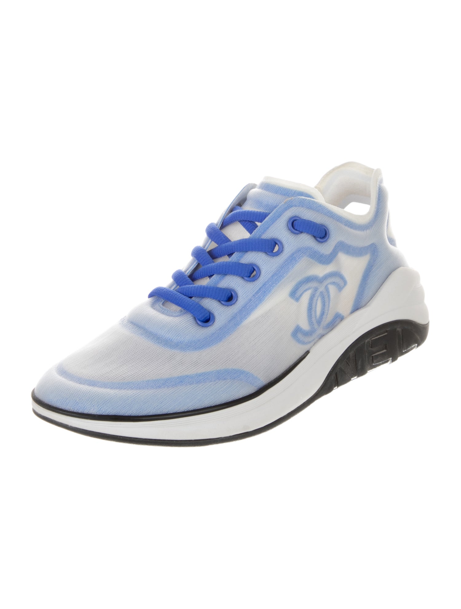 Chanel Interlocking CC Logo Mesh Sneakers