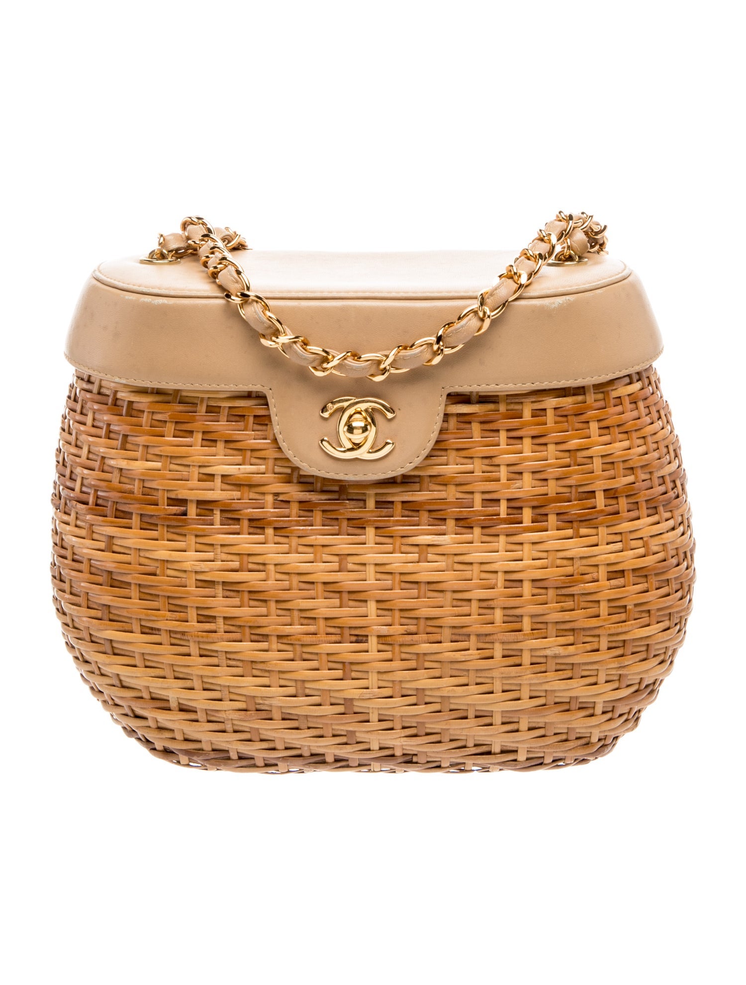 Chanel Wicker Basket Bag