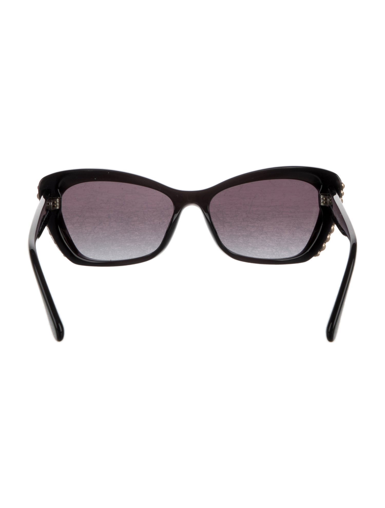 Chanel Interlocking CC Logo Cat-Eye Sunglasses