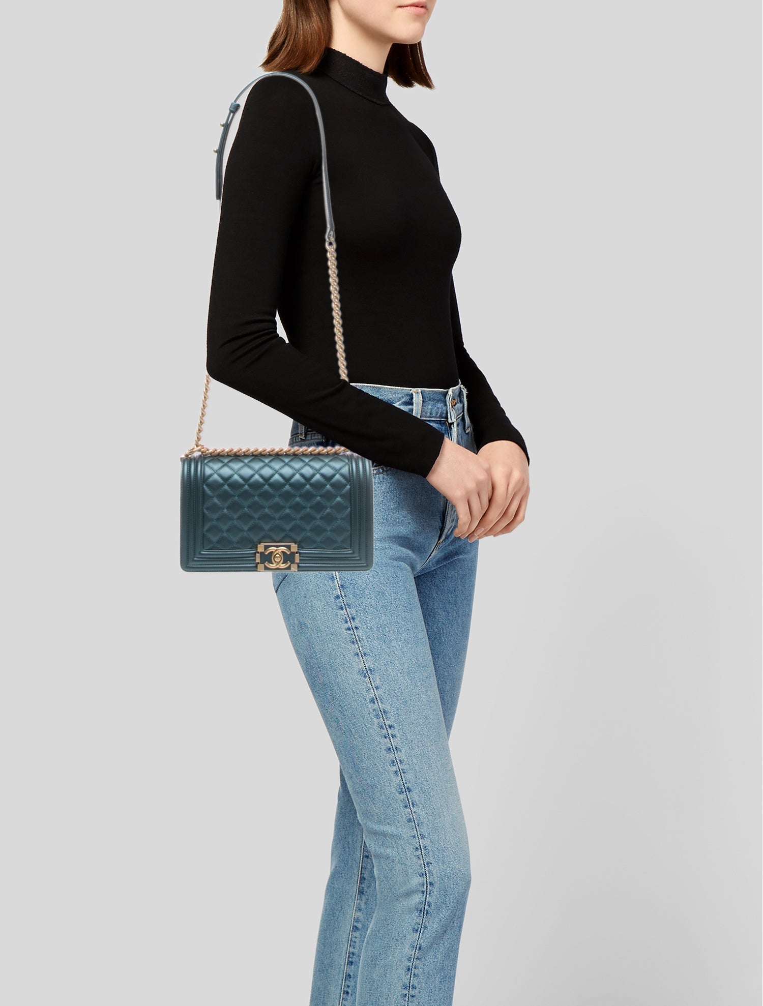 Chanel Quilted Medium Boy Bag