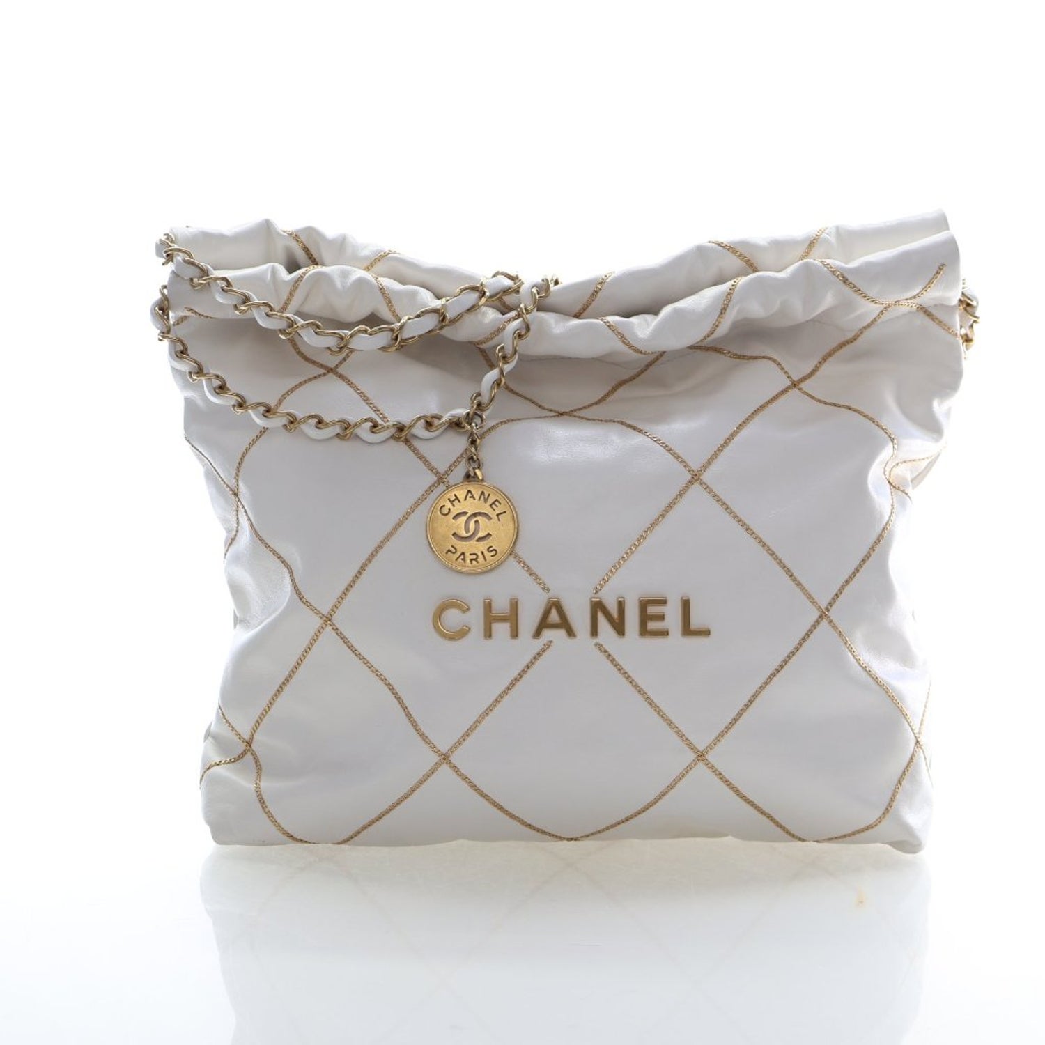 Chanel Calfskin 22 Hobo Small