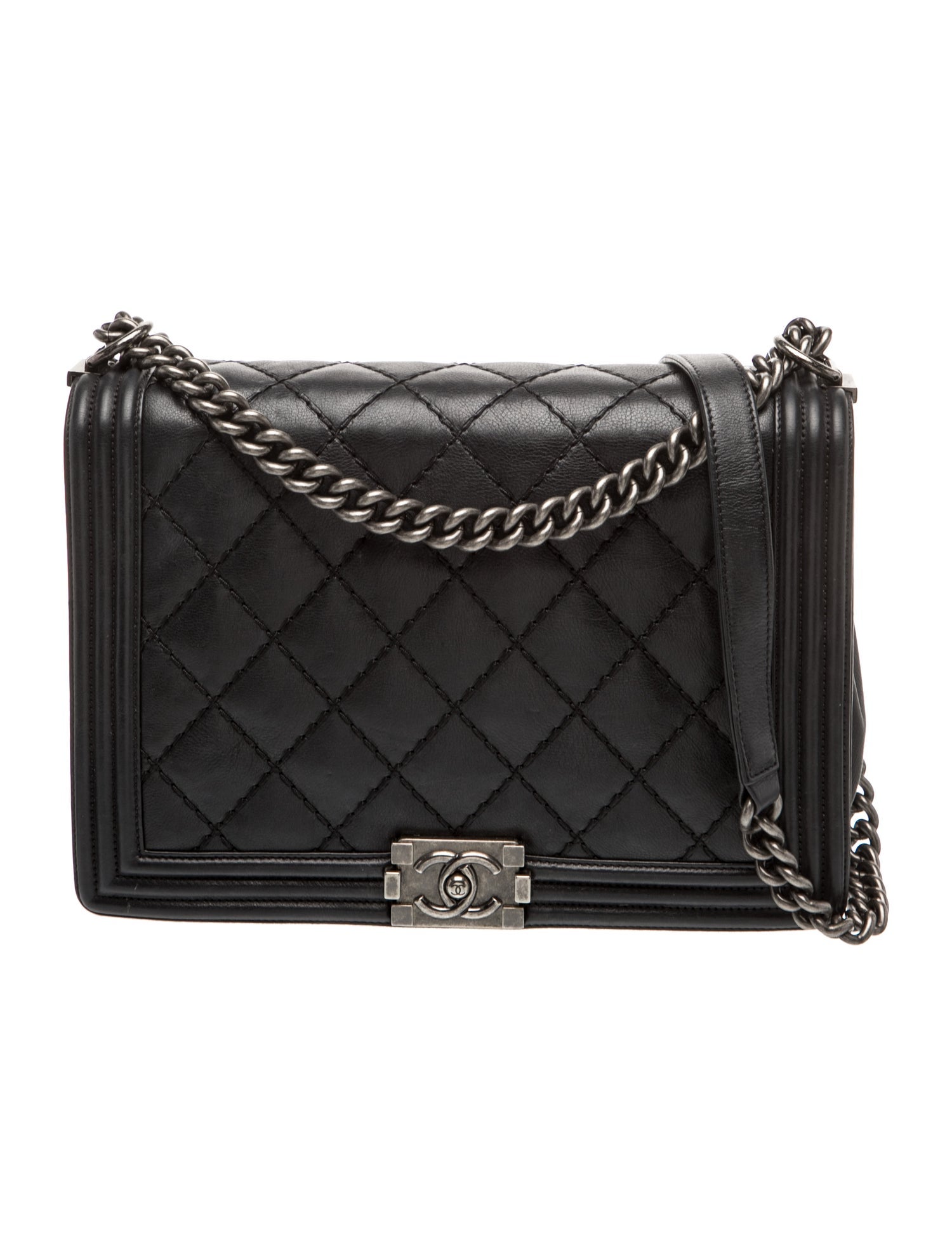 Chanel XL Double Stitch Boy Bag