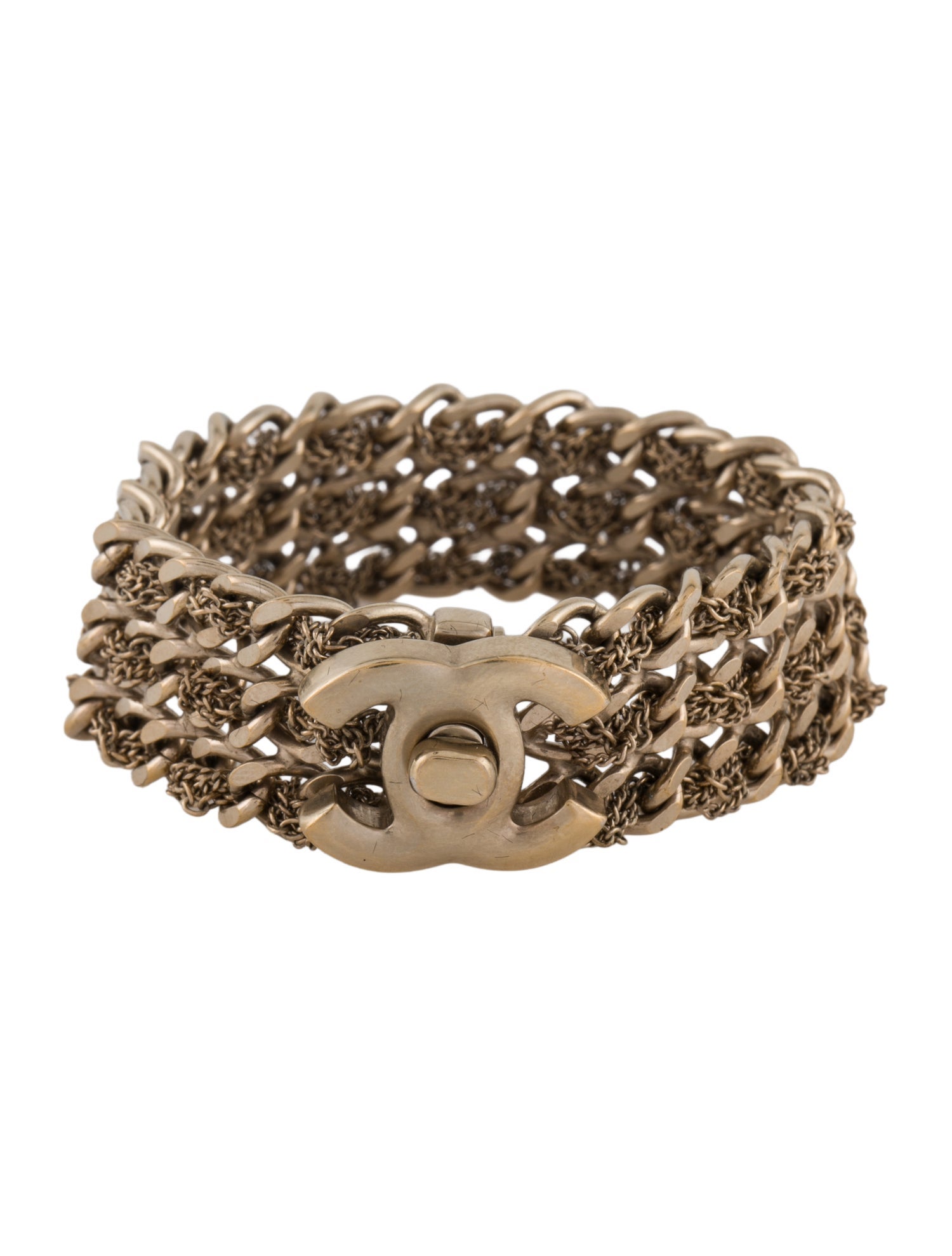 Chanel CC Turnlock Link Bracelet