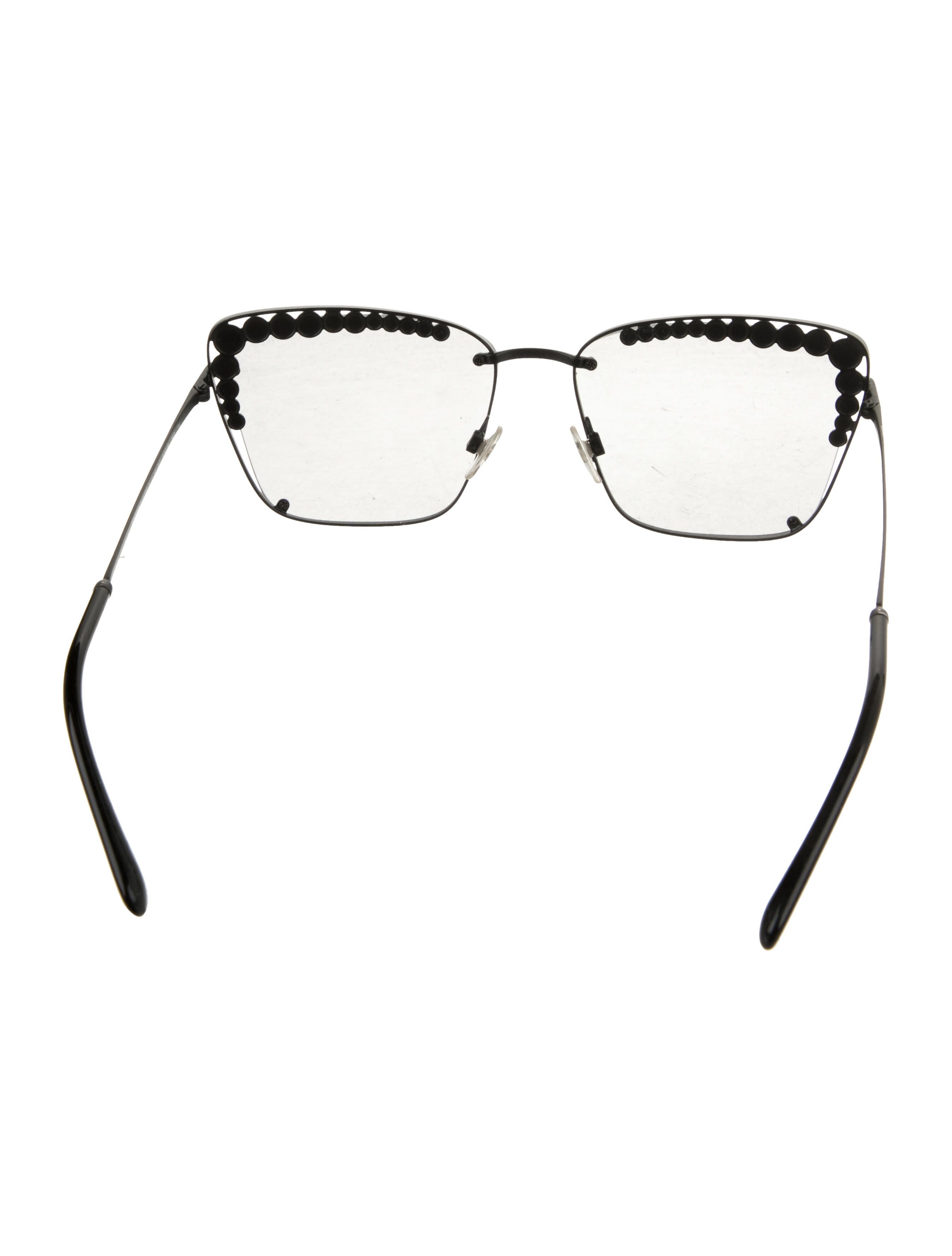 Chanel Interlocking CC Logo Square Sunglasses
