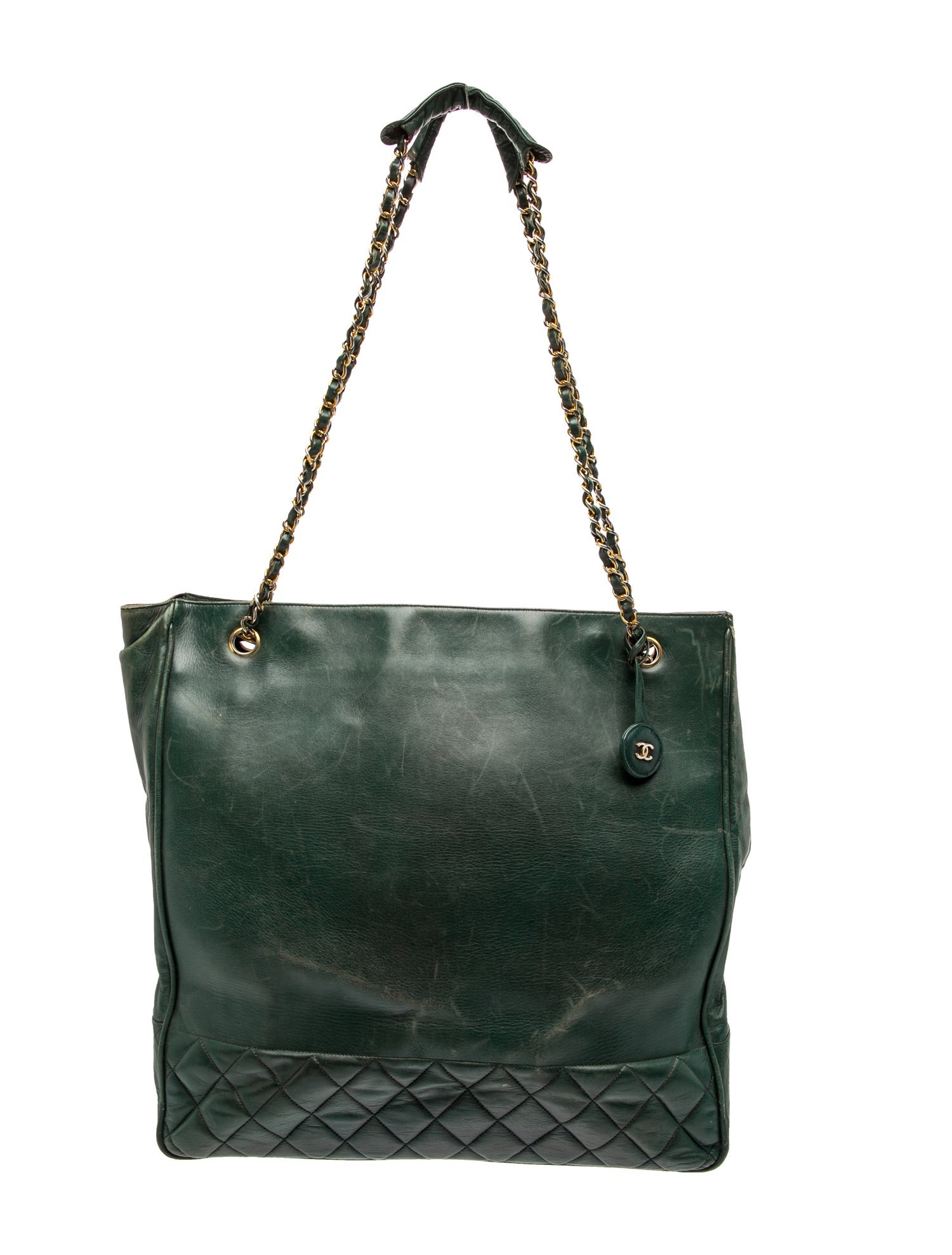 Chanel Quilted Chain Tote