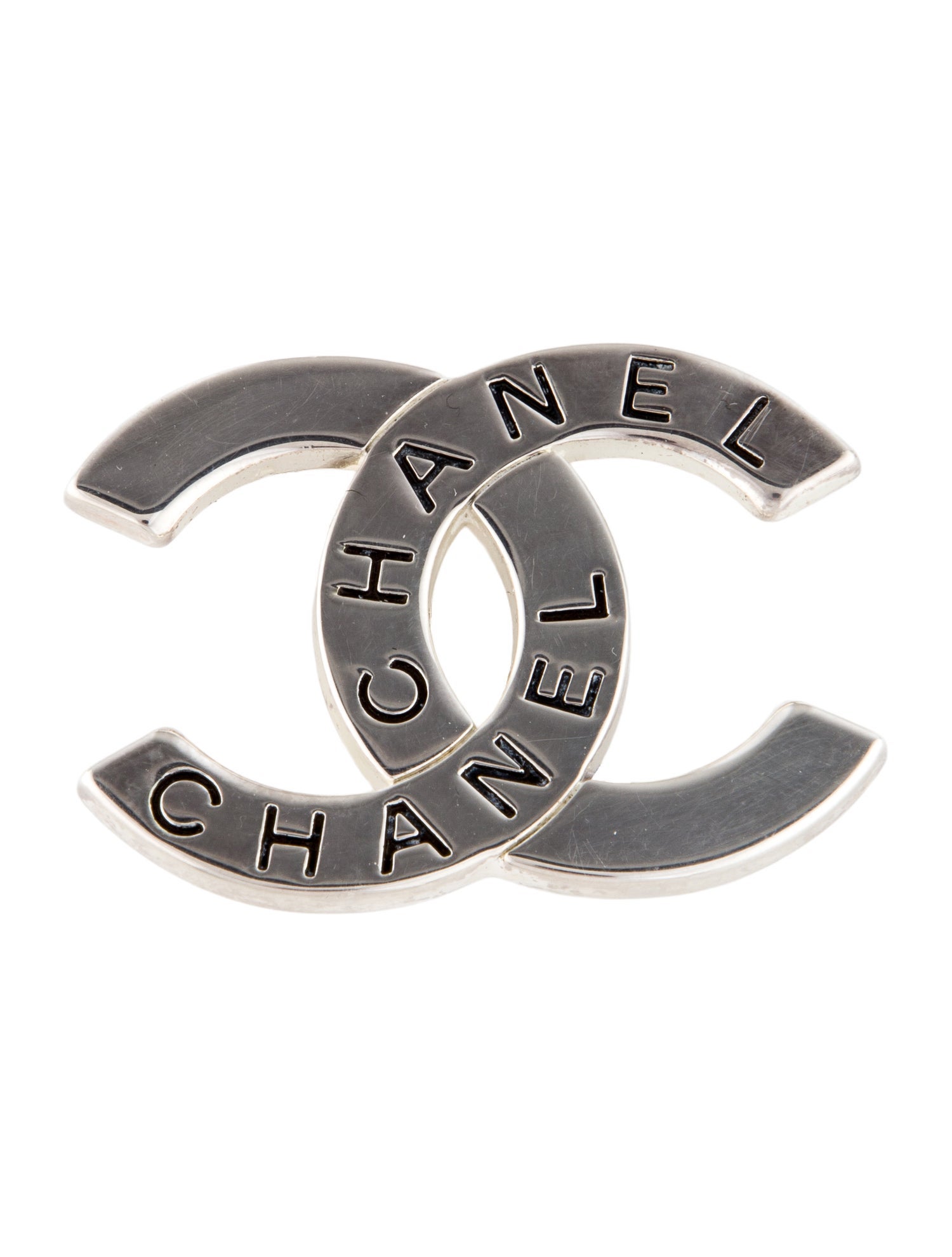 Chanel Vintage CC Logo Brooch