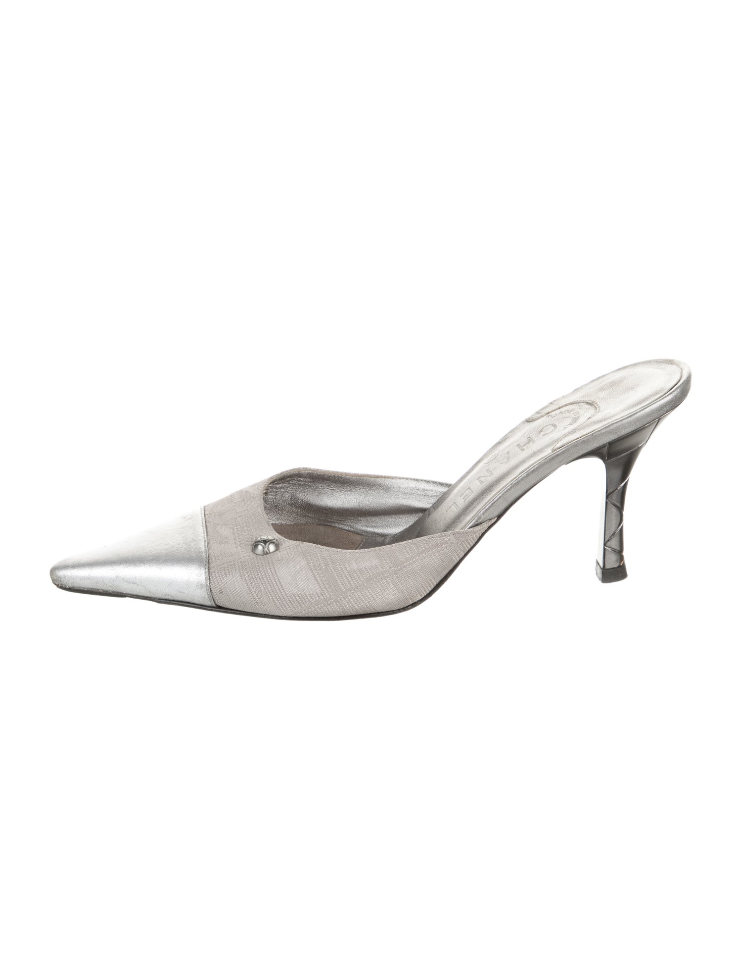 Chanel Interlocking CC Logo Mules