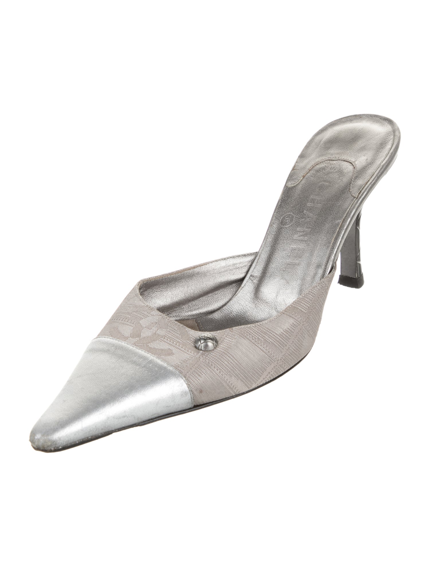 Chanel Interlocking CC Logo Mules