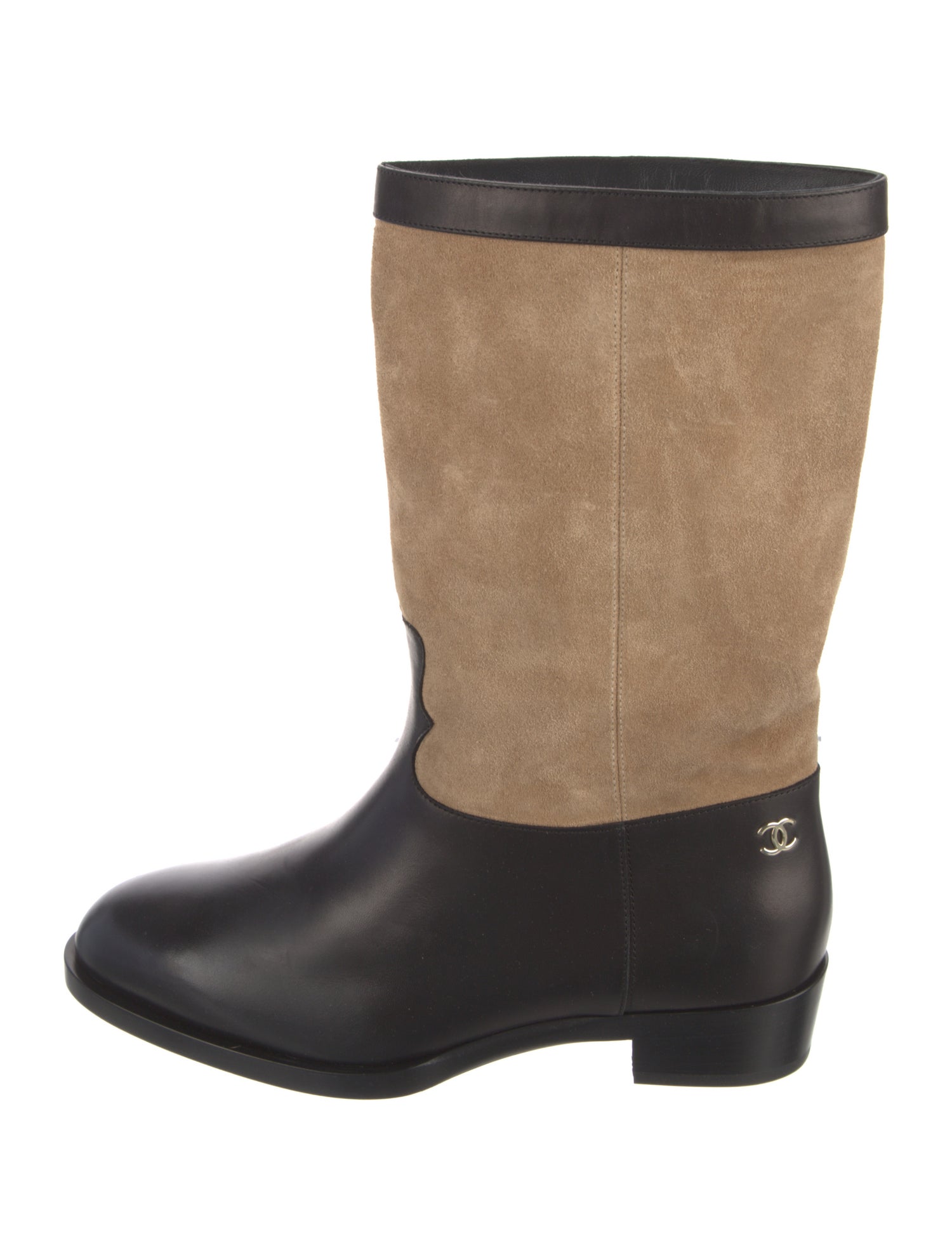 Chanel 2025 Interlocking CC Logo Boots