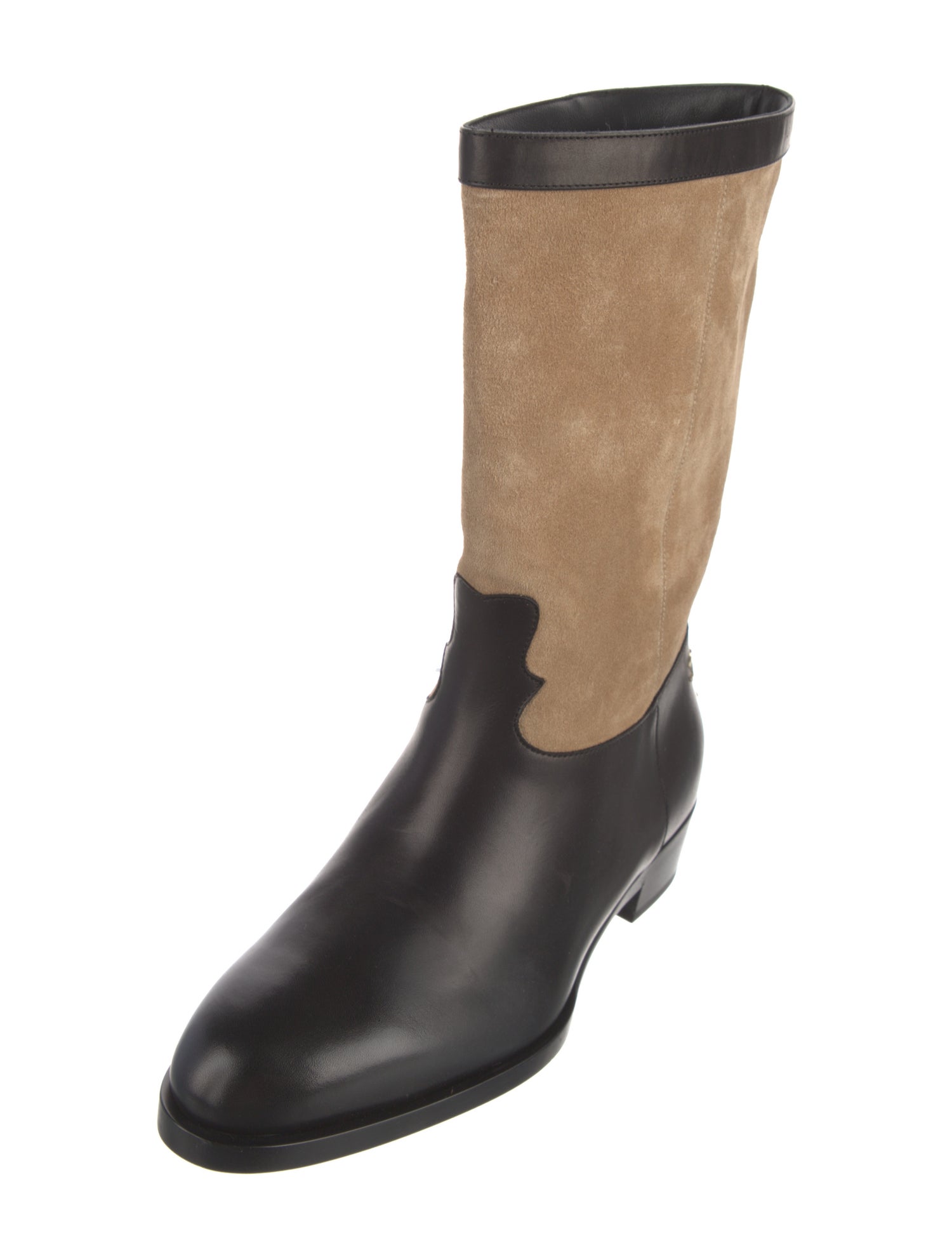 Chanel 2025 Interlocking CC Logo Boots