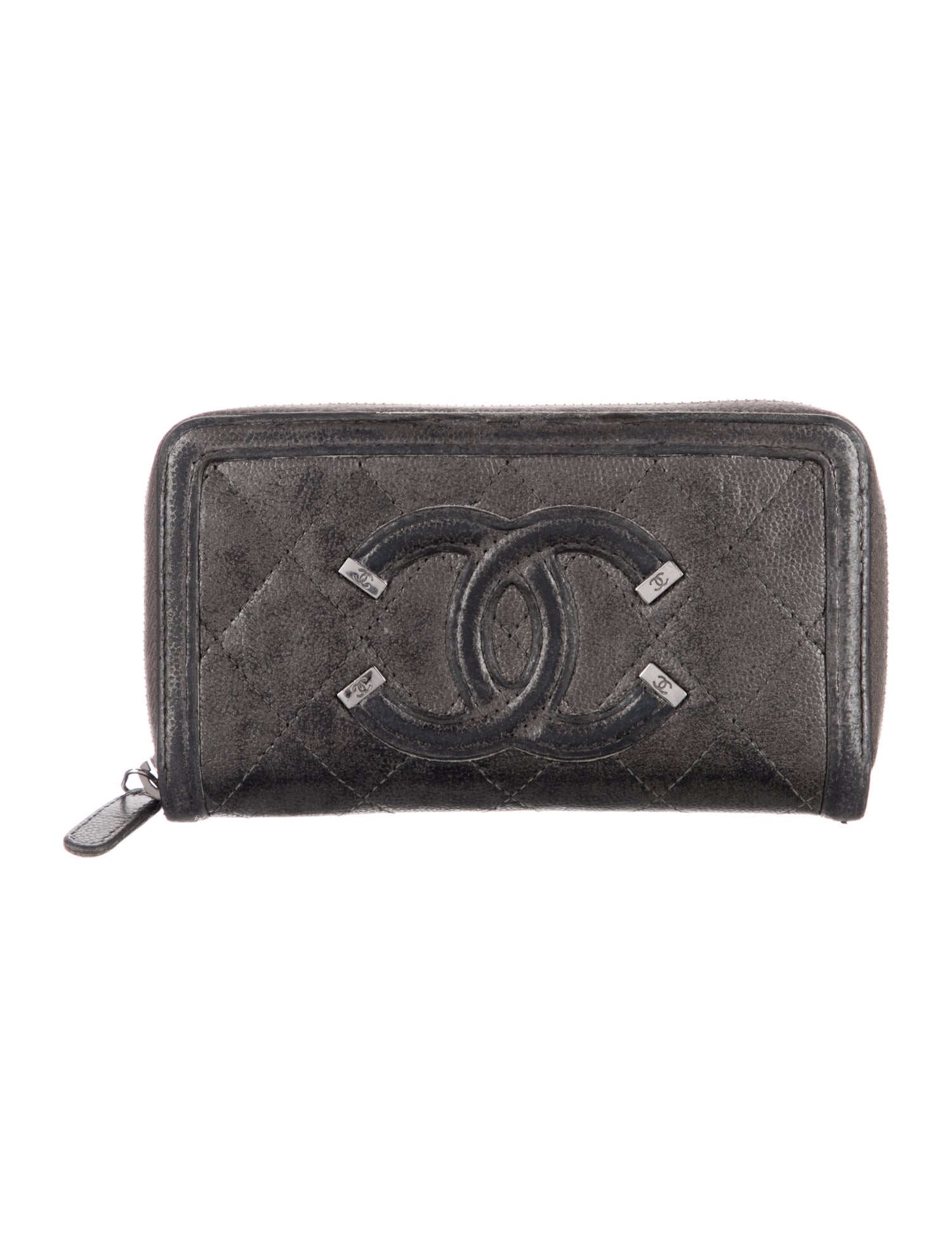 Chanel 2018-2019 Filigree Continental Wallet