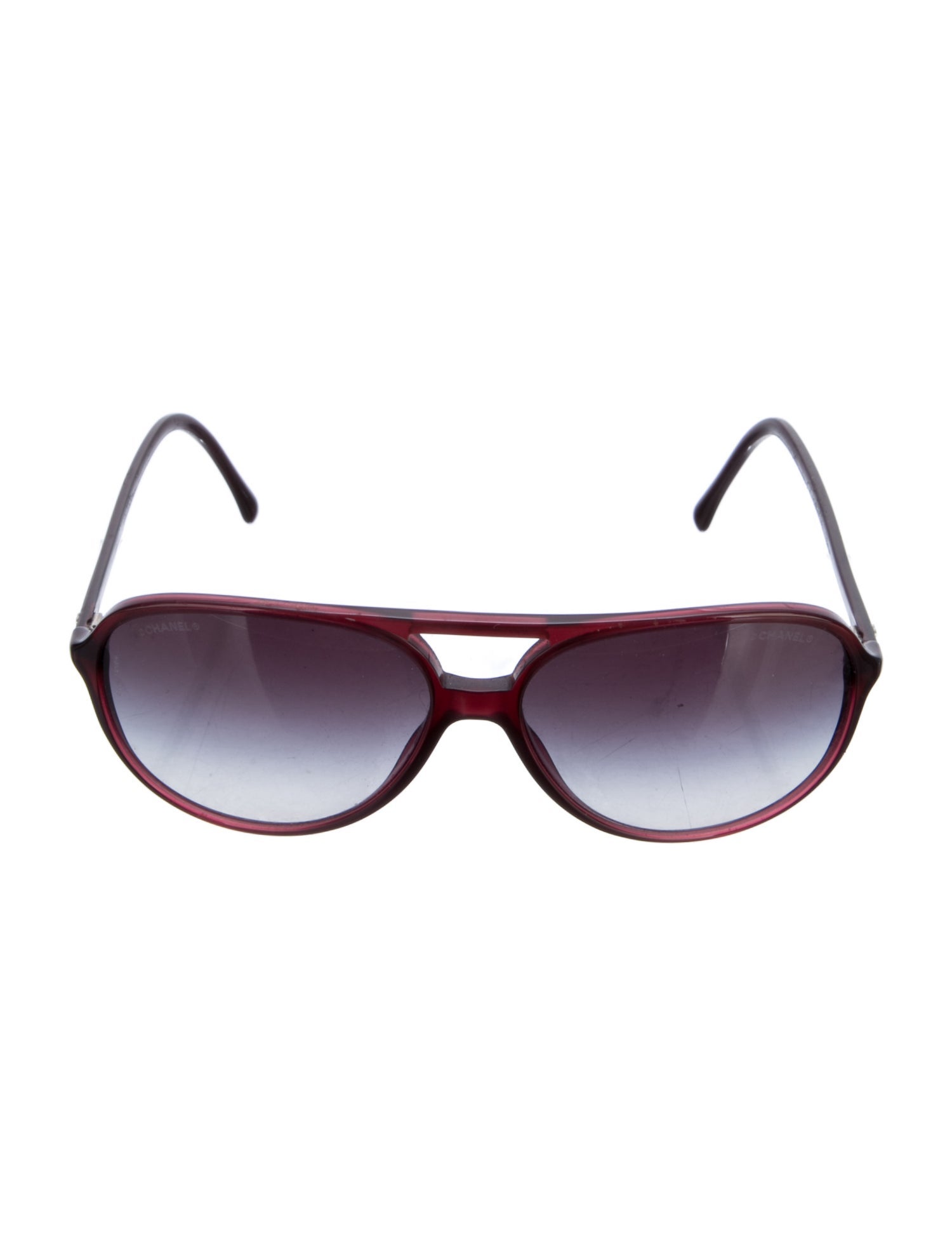 Chanel Interlocking CC Logo Aviator Sunglasses