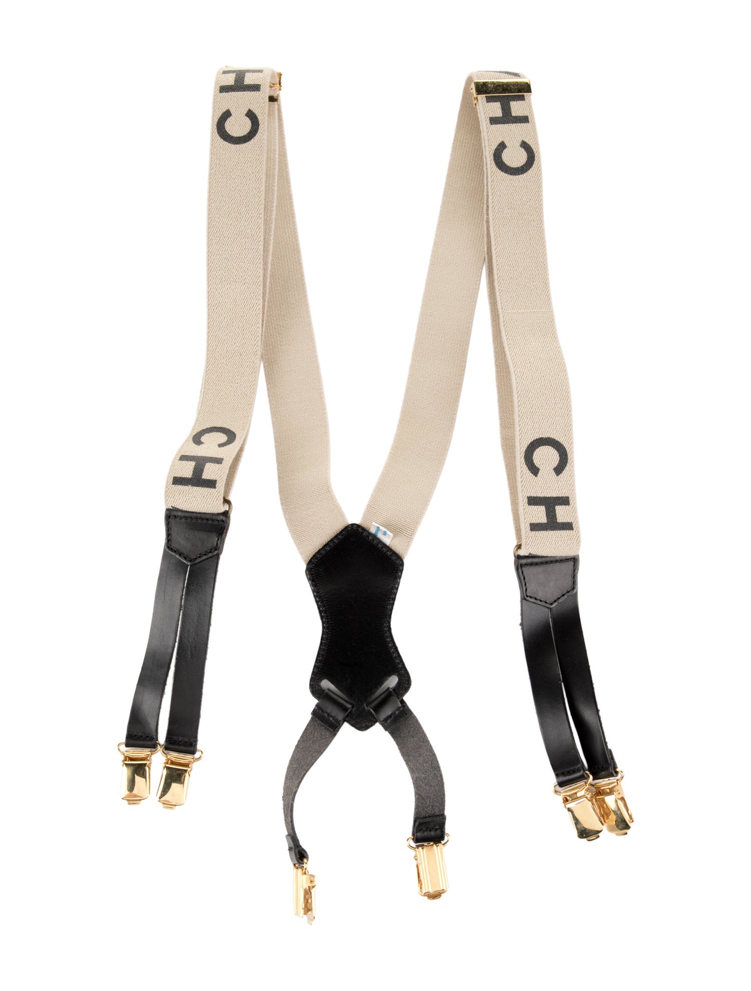 Chanel Logo Suspenders