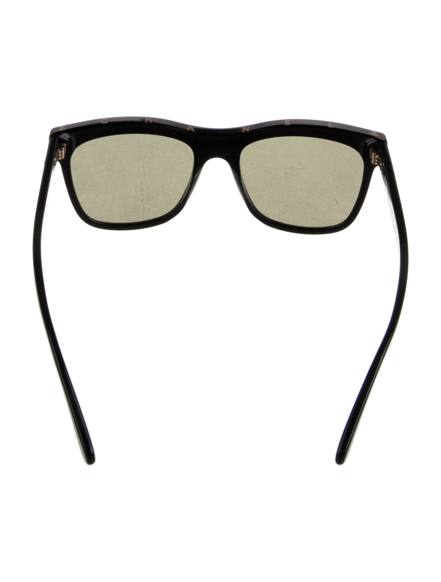 Chanel Interlocking CC Logo Wayfarer Sunglasses
