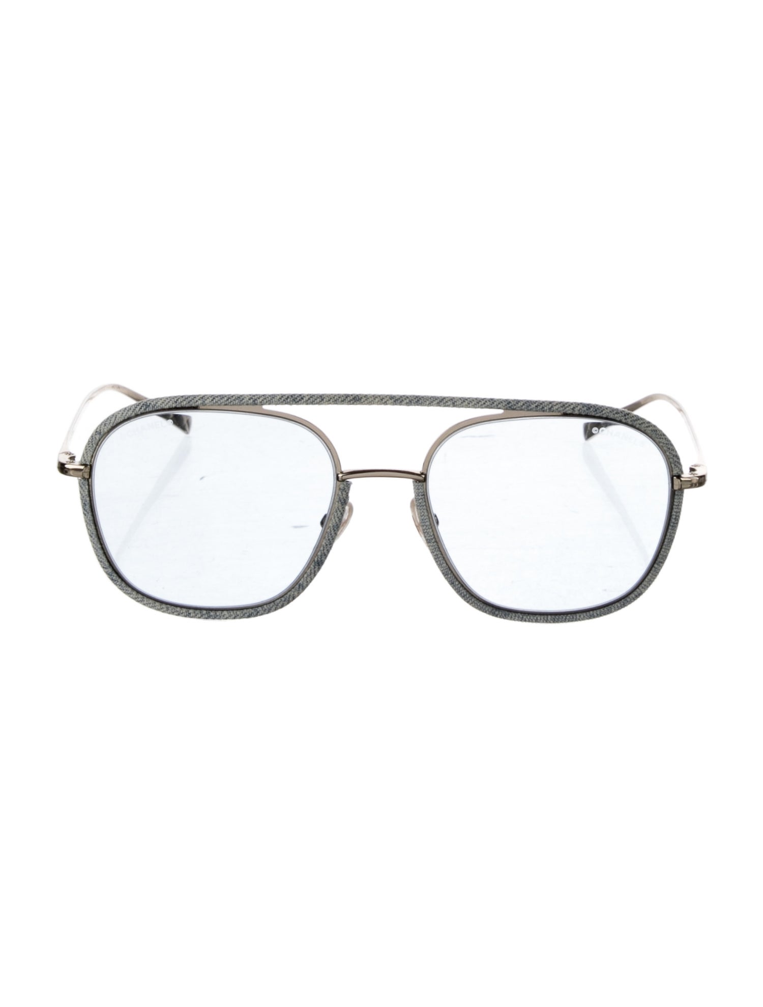 Chanel Interlocking CC Logo Square Sunglasses