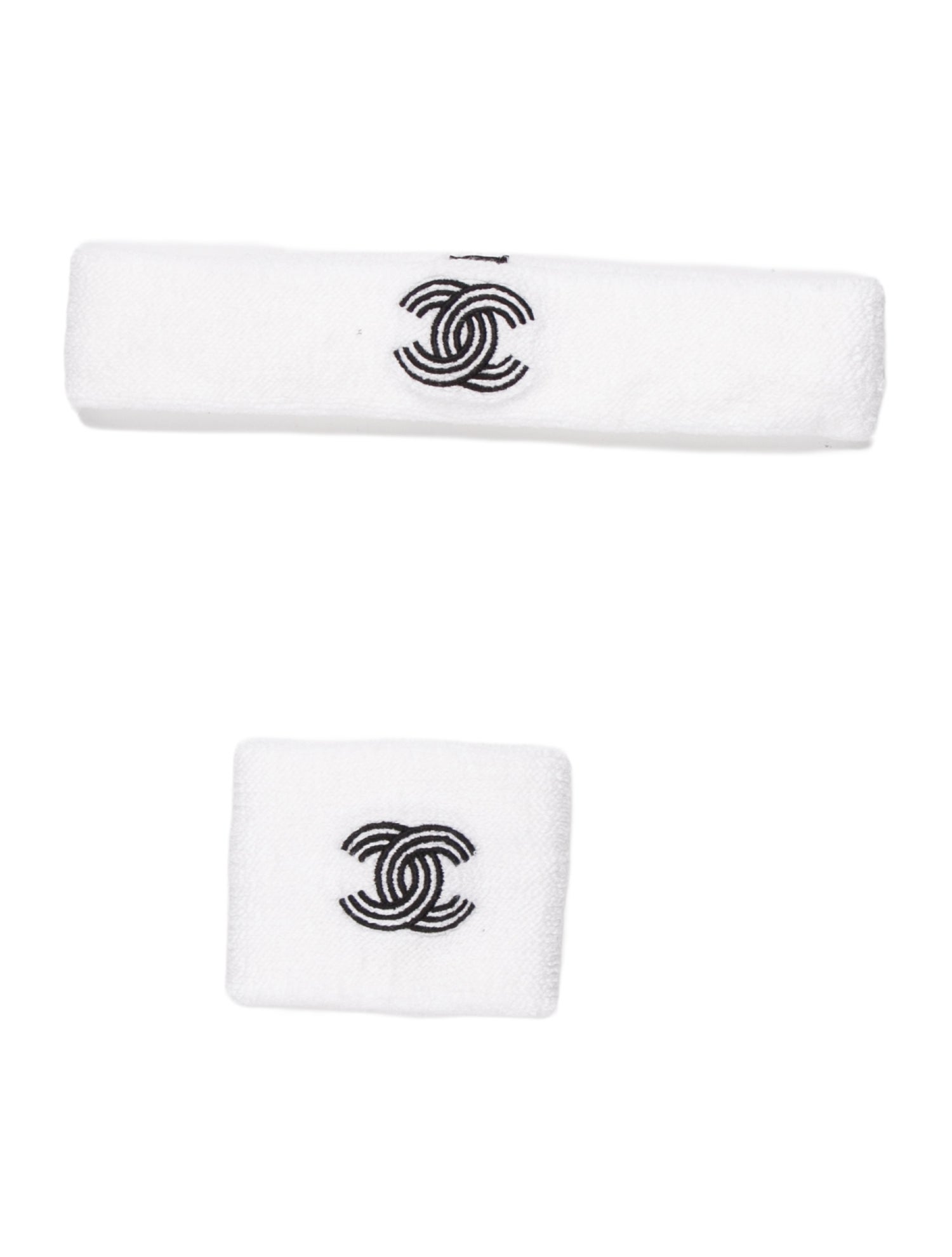 Chanel 2024 3-Piece Sport Headband & Cuffs Set