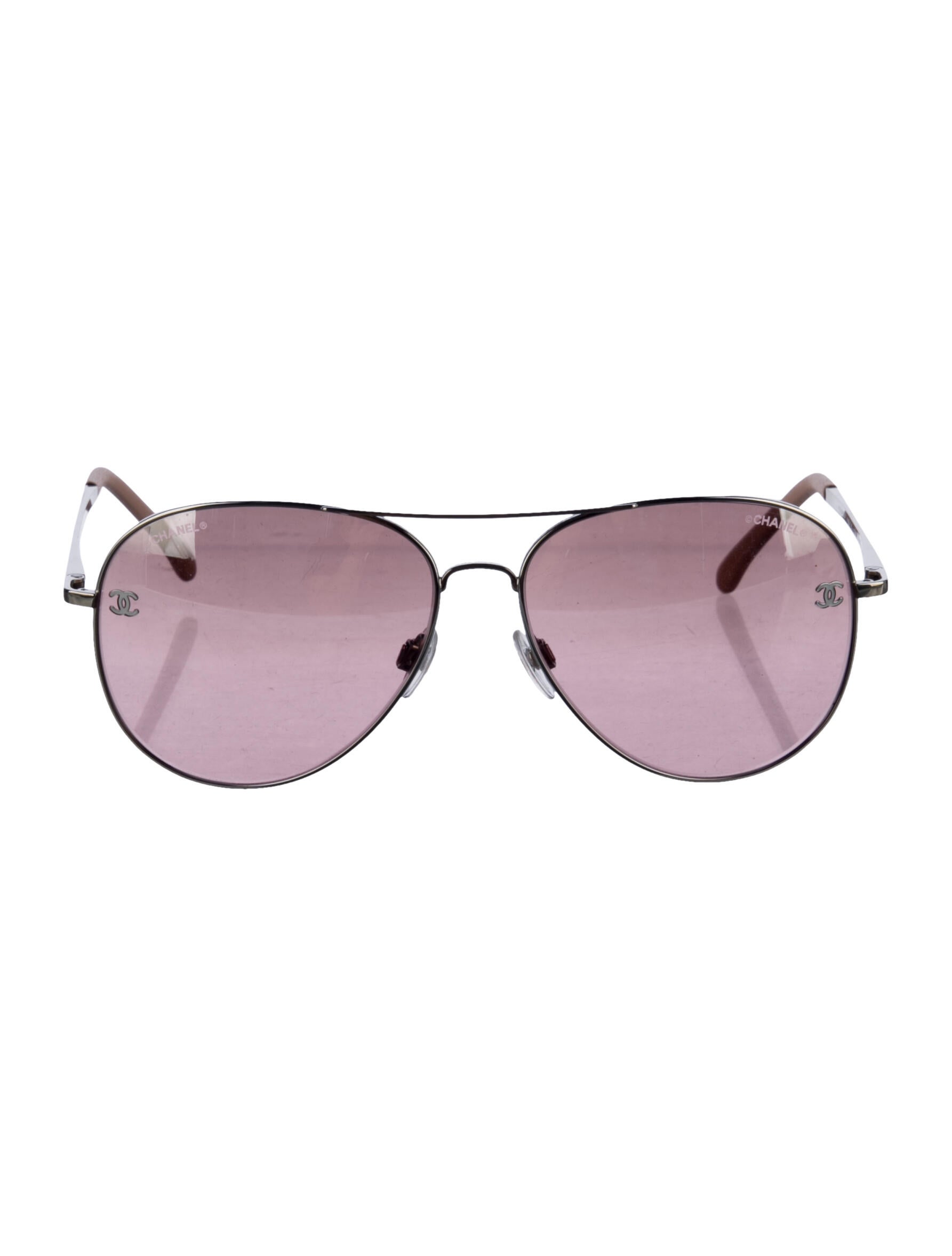 Chanel Interlocking CC Logo Aviator Sunglasses