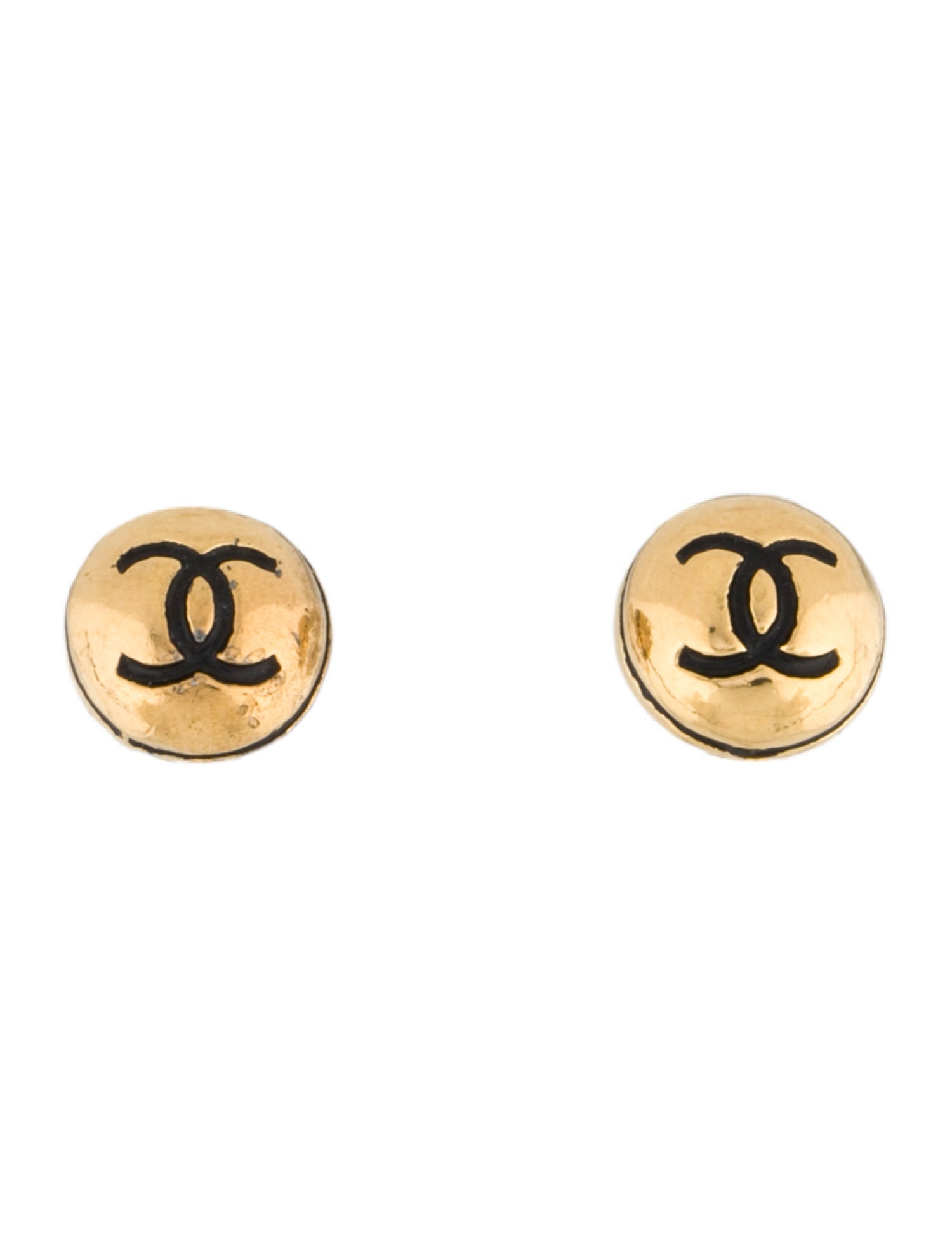 Chanel Vintage CC Clip-On Earrings