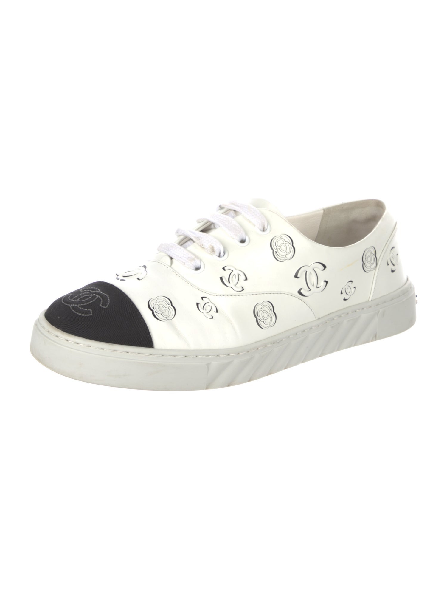 Chanel 2023 Interlocking CC Logo Sneakers