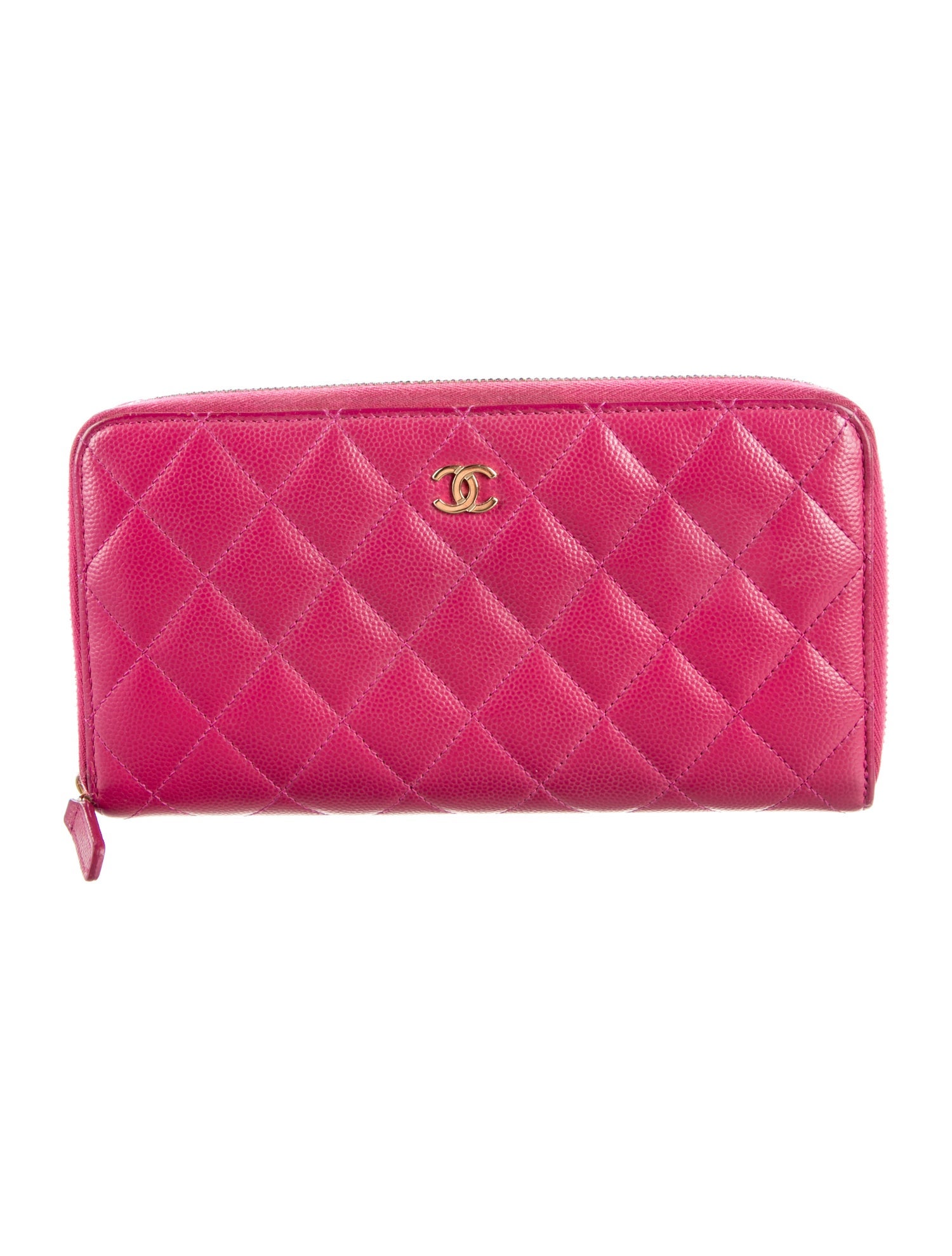 Chanel Interlocking CC Logo Continental Wallet