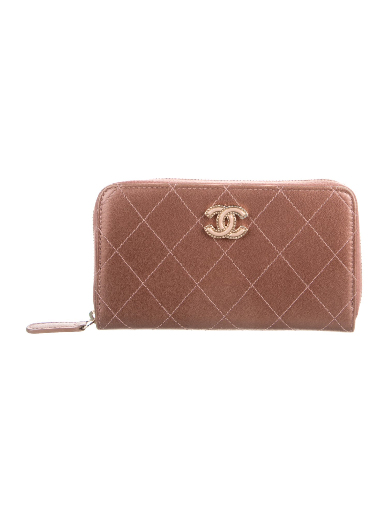 Chanel 2017-2018 Interlocking CC Logo Continental Wallet