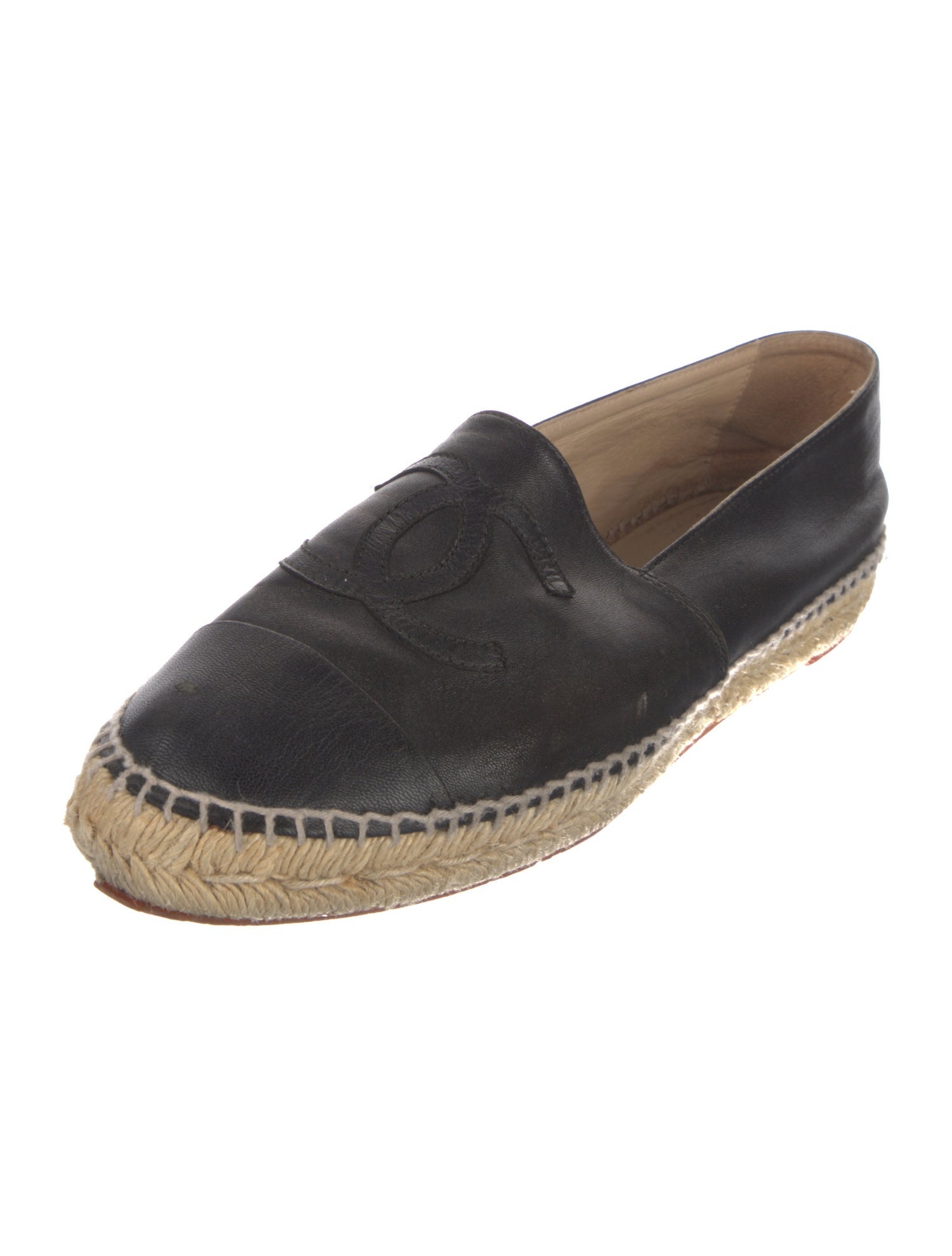 Chanel 2014 Interlocking CC Logo Espadrilles