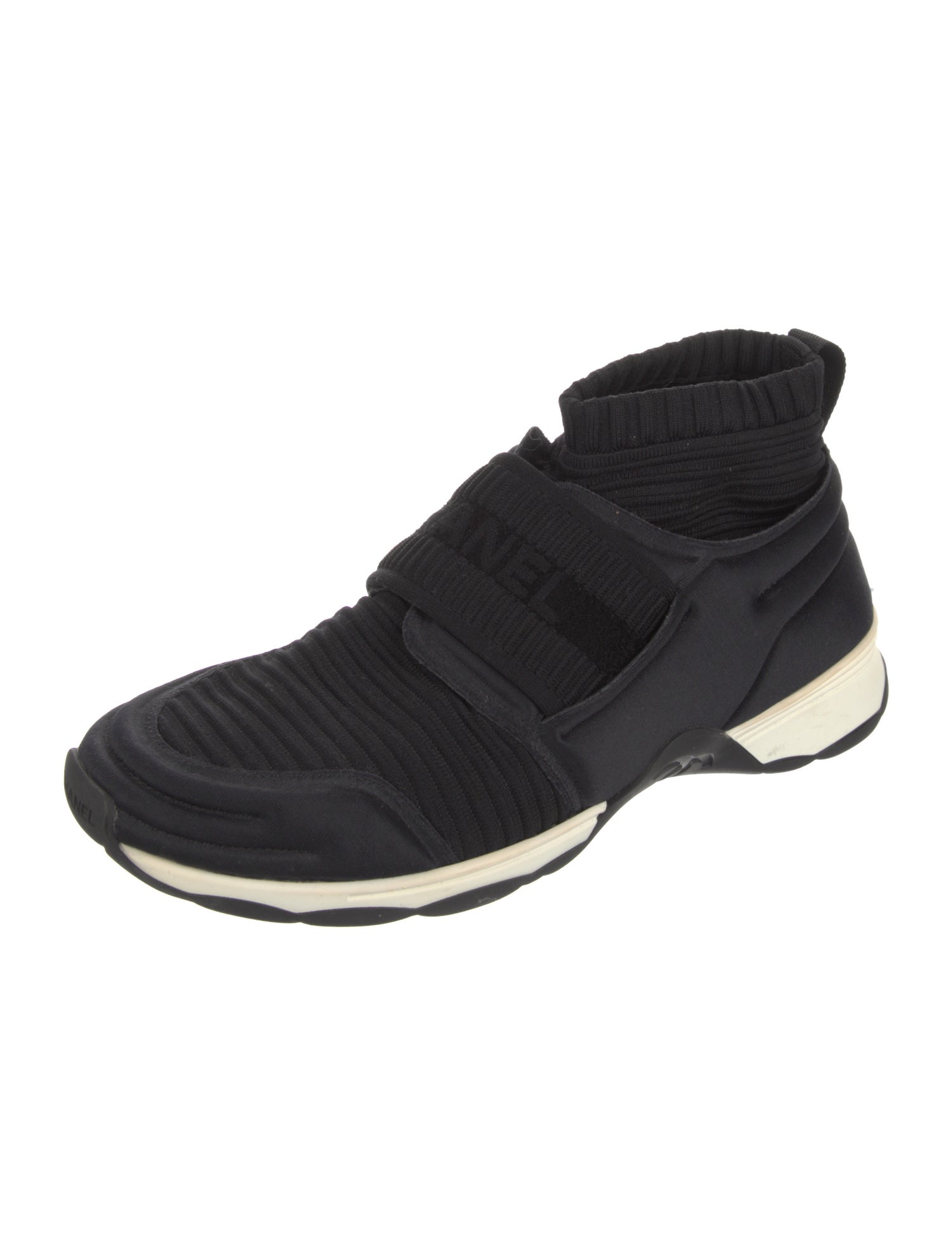 Chanel Interlocking CC Logo Sock Sneakers