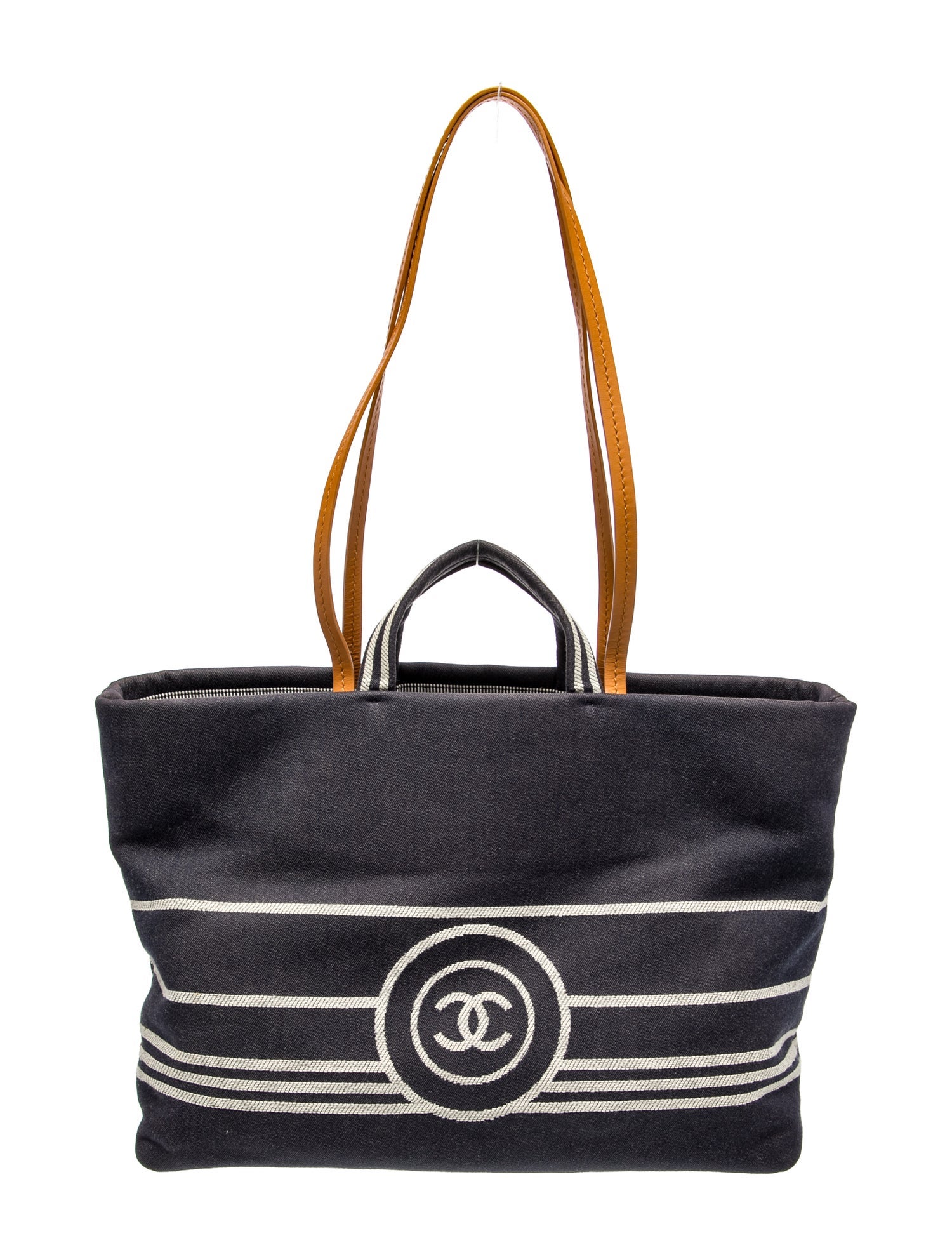 Chanel CC Denim Shopping Tote