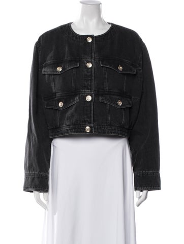Pre-owned Chanel 2020 Denim Jacket W/ Tags In Black
