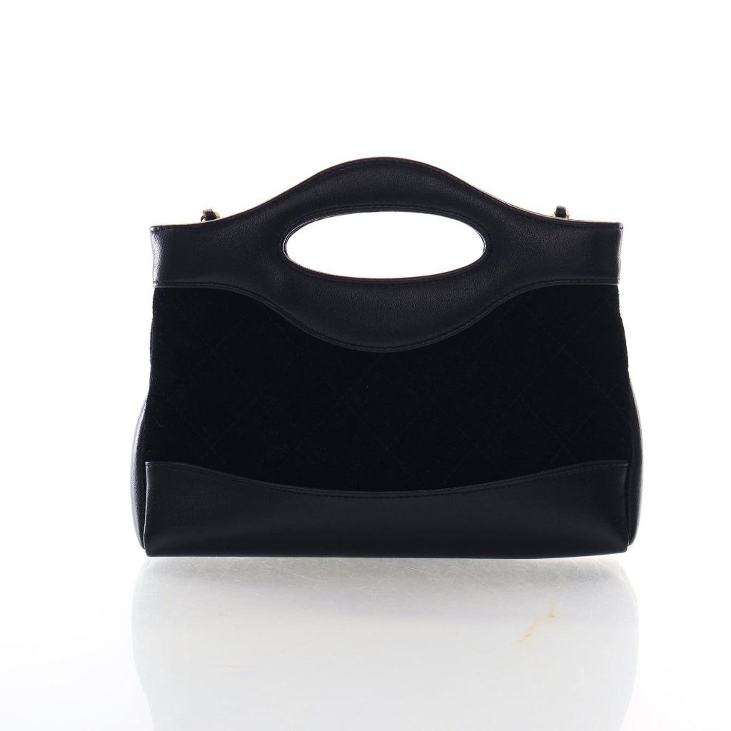 Chanel Suede Shopping Bag