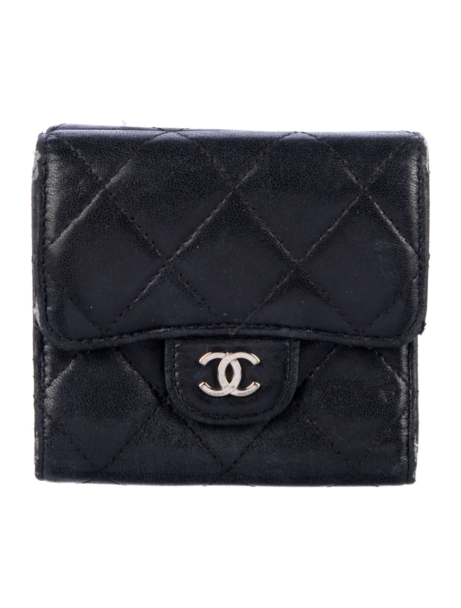 Chanel 2005-2006 Interlocking CC Logo Compact Wallet