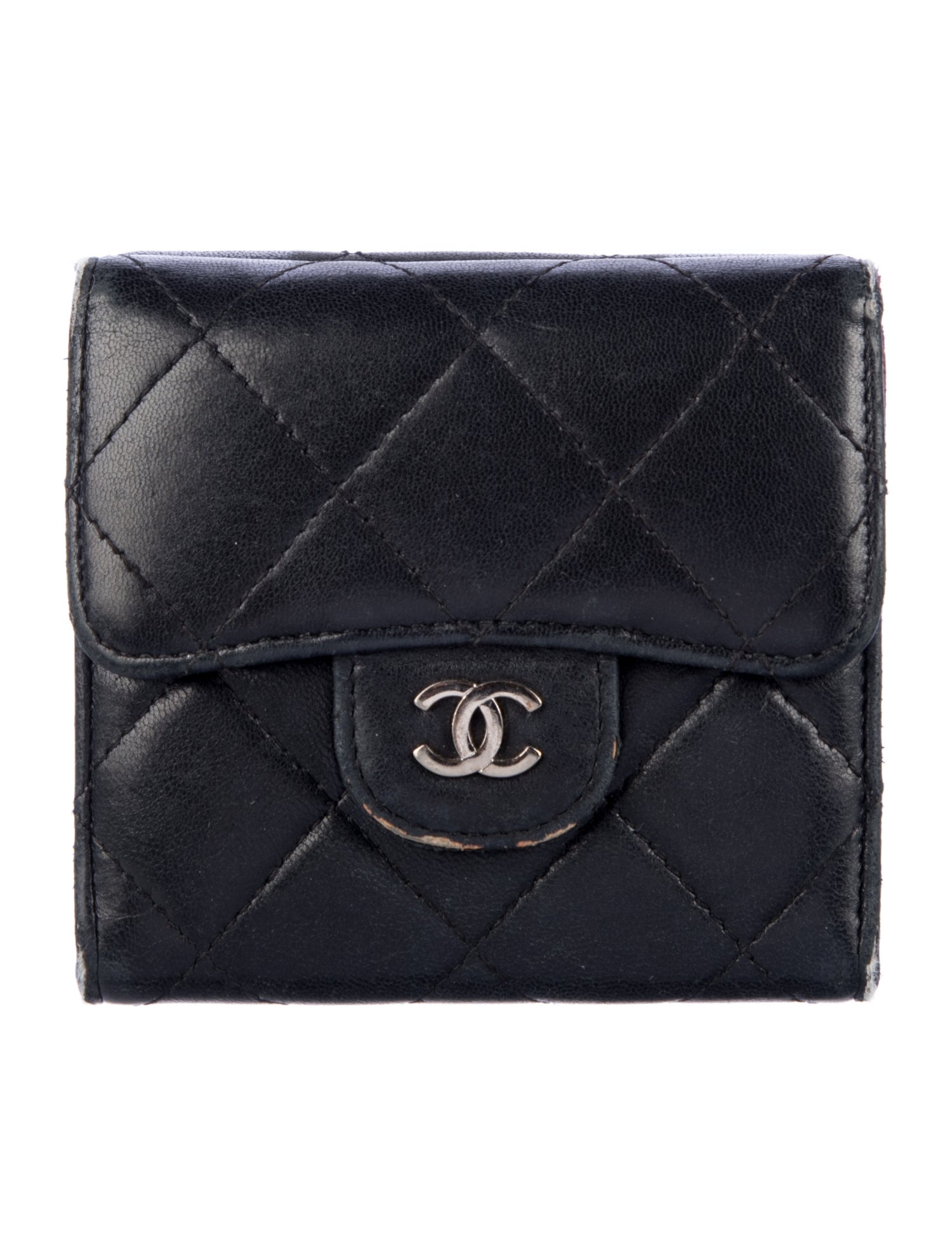 Chanel 2005-2006 Interlocking CC Logo Compact Wallet