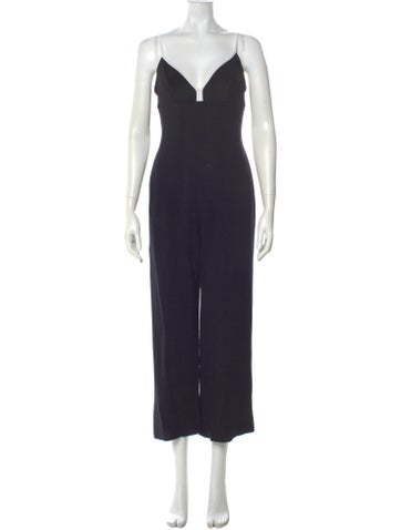 Pre-owned Chanel Vintage 1995 Jumpsuit In Blue