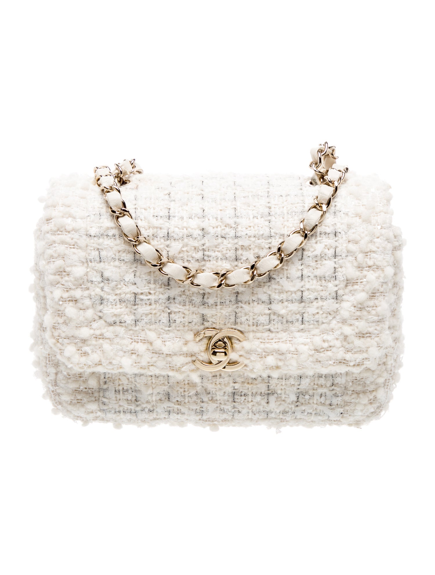 Chanel Tweed Flap Bag
